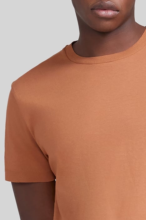COGNAC COTTON MODAL BLEND T-SHIRT 5