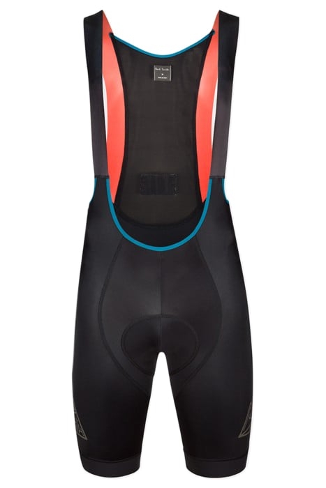 MENS CYCLE BIBSHORT ARTIST STRIPE BLACK 3