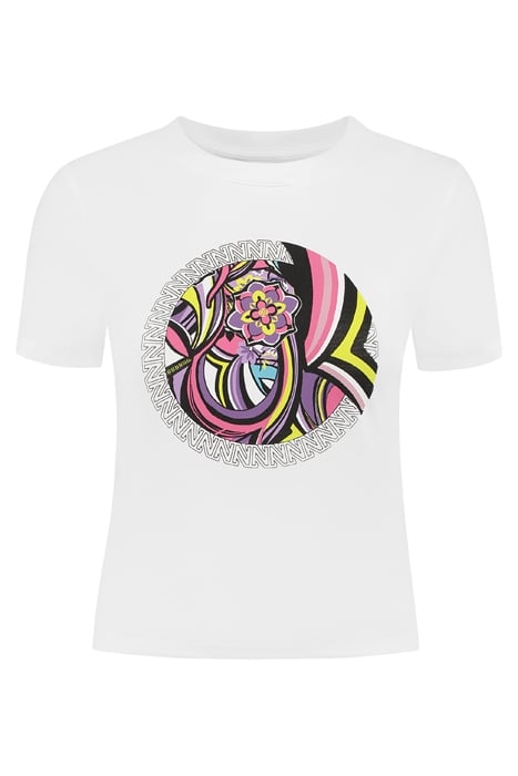 CIRCLE T-SHIRT STAR WHITE 2