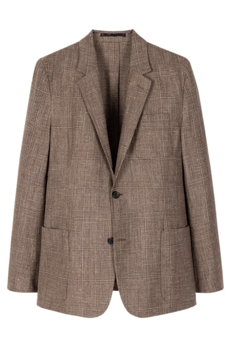 MENS 2 BTN PATCH POCKET JACKET BROWN 4