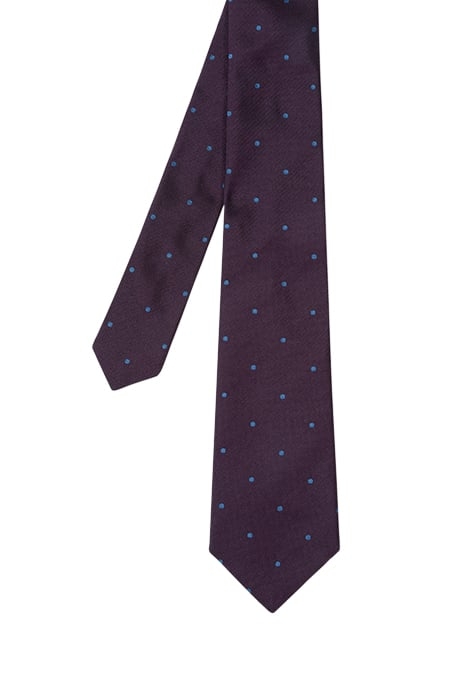 TIE CLASSIC 8CM AUBERGINE 1