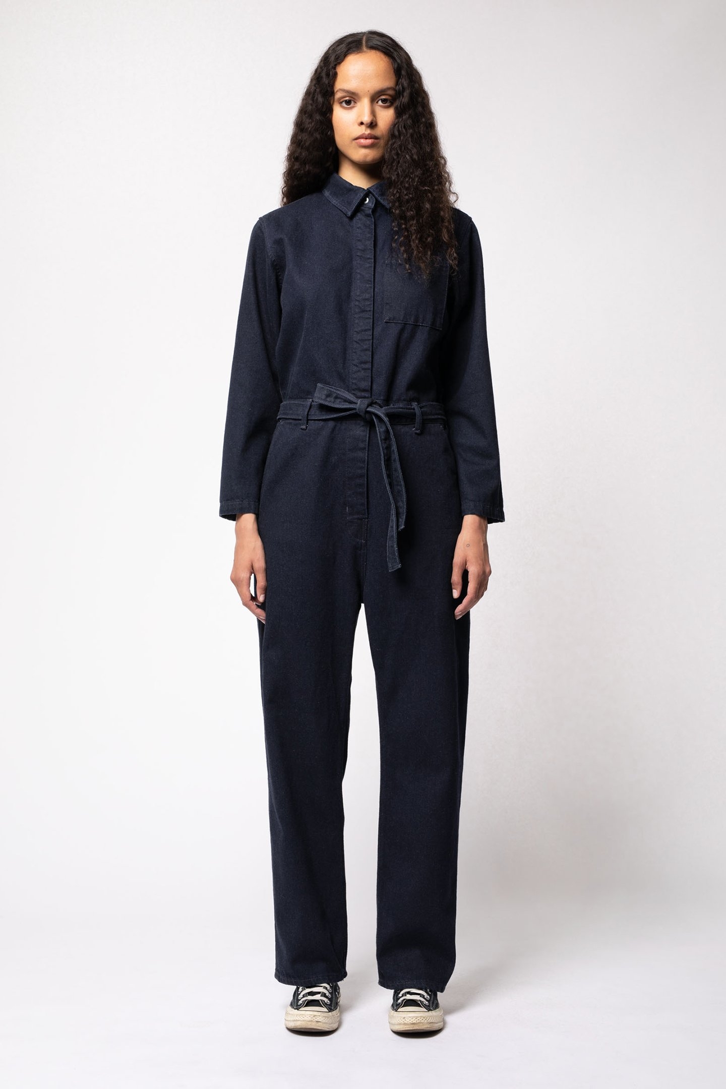 SOPHIE BOILER SUIT WOOL WISH DENIM 1
