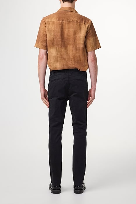 NN07 - MARCO 1400 SLIM-FIT BLACK CHINO PANT 2