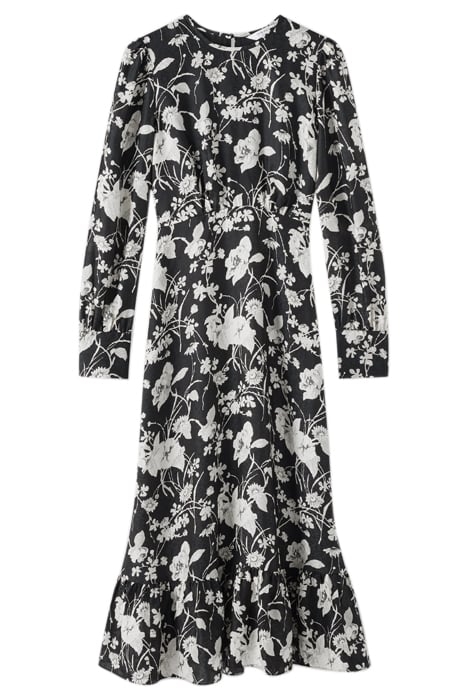 WINONA - MIDI DRESS BLACK/CREAM 3