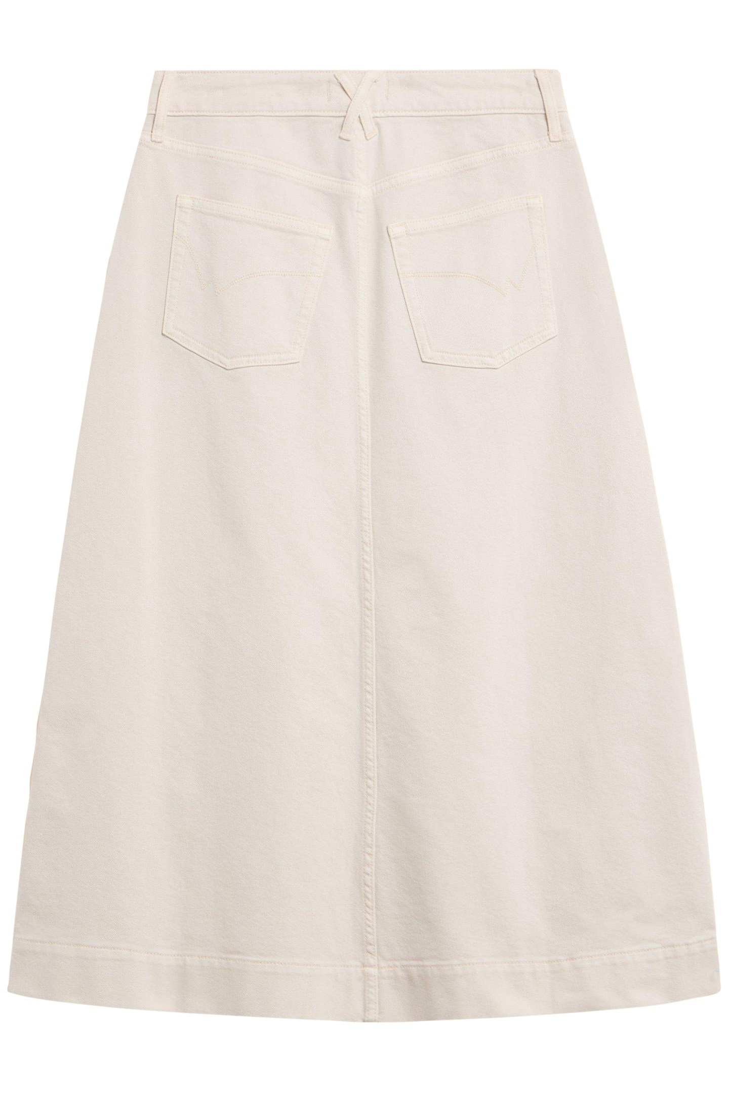 ALLIE DENIM MIDI SKIRT LIGHT NATURAL 5
