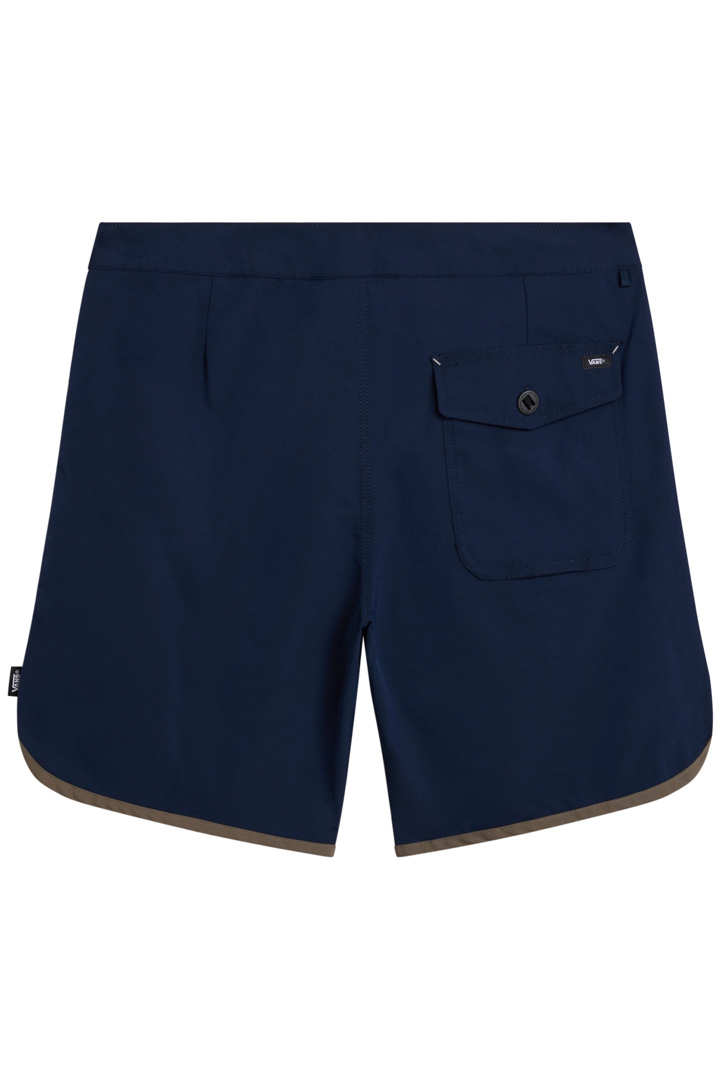 MTE EVER-RIDE SCALLOPED SOLID BOARDSHORT DRESS BLUES/BUNGEE 2