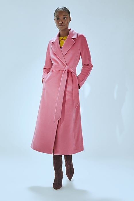 FRANCES MAXI WRAP COAT PINK 1