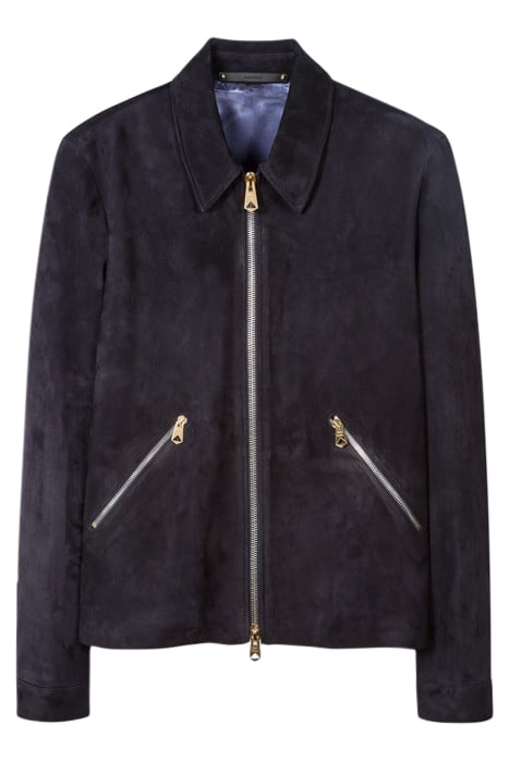 GENTS SUEDE JACKET NAVY 4