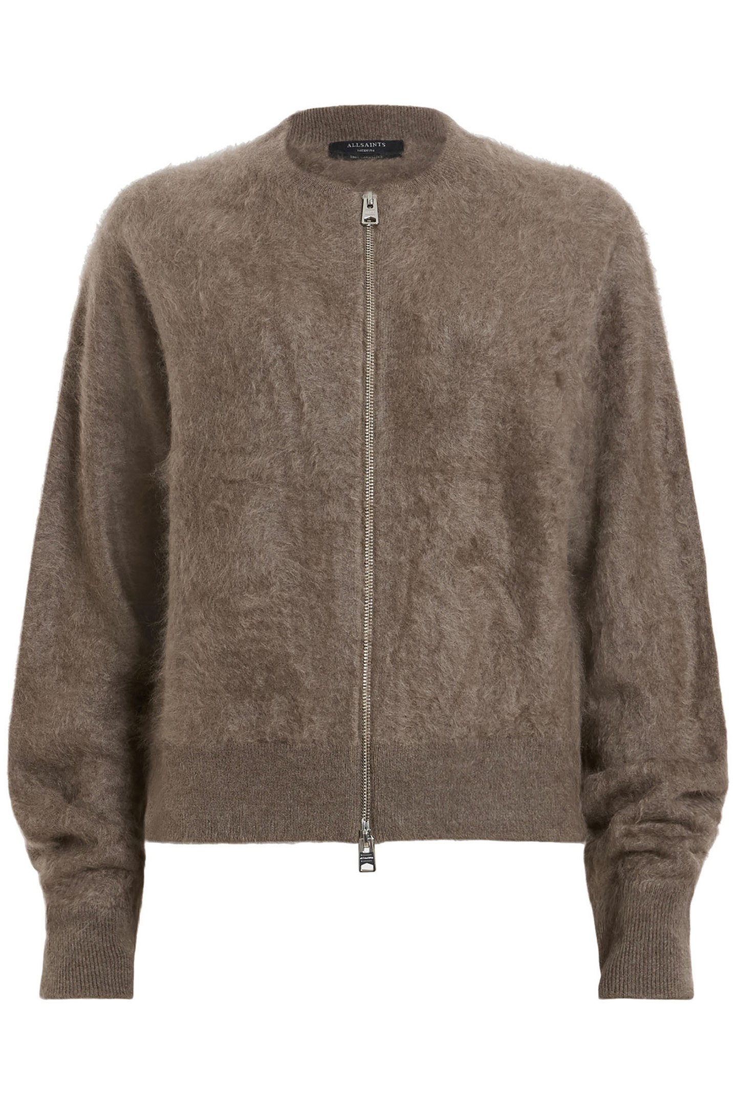 REBEL ZIP CARDIGAN WALNUT BROWN 4