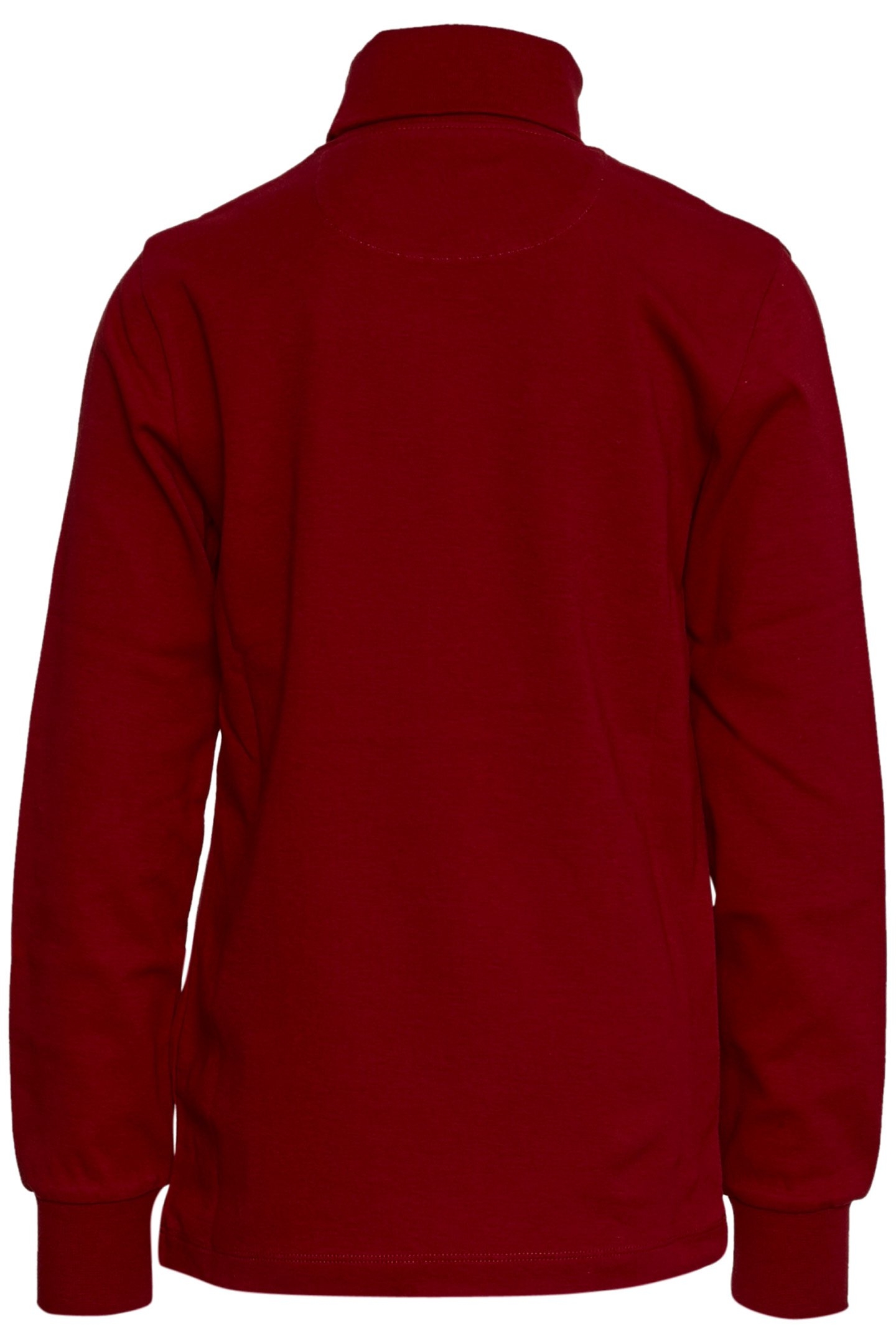 BASIC ROLL NECK T-SHIRT IN RED 2