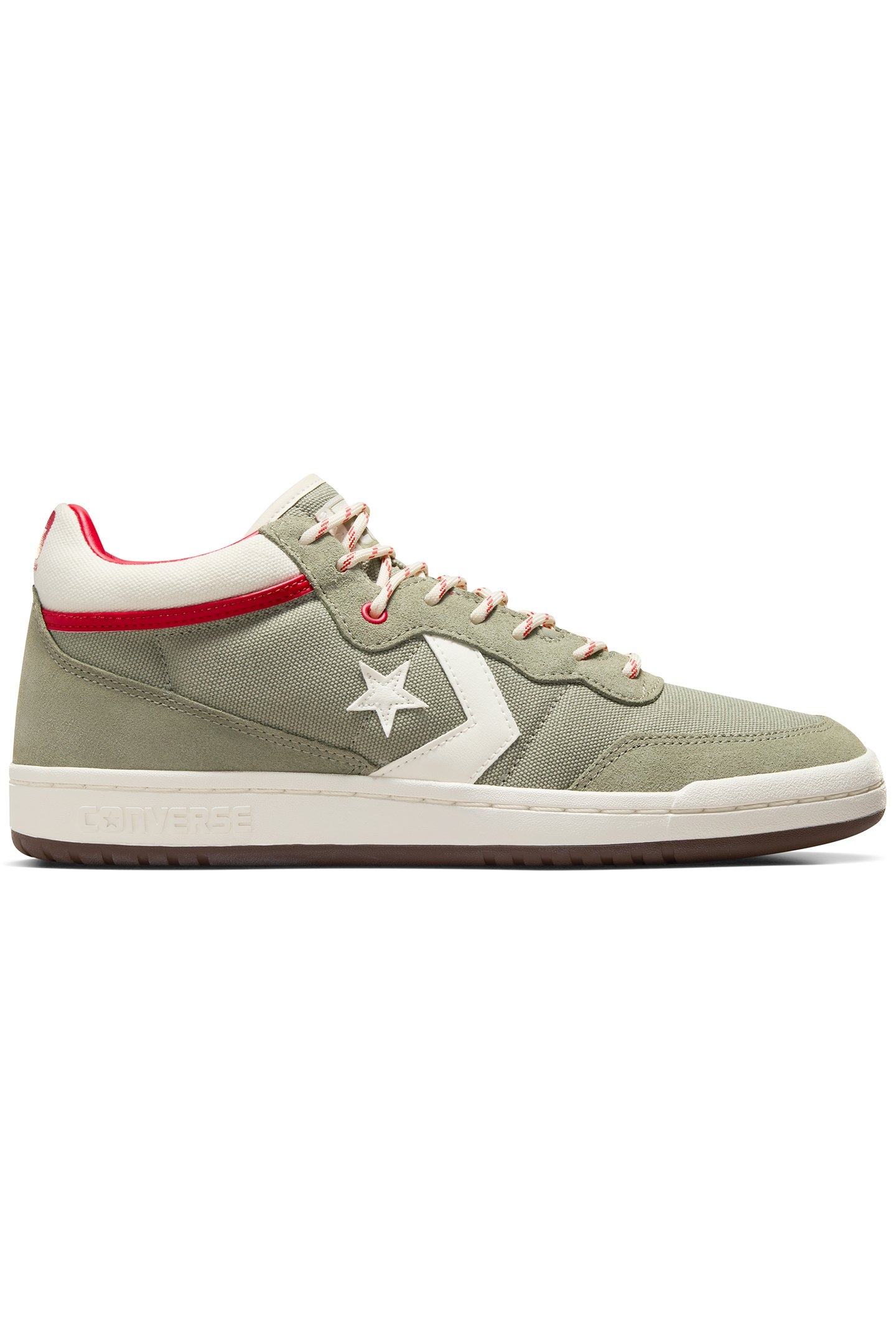 CONS FASTBREAK PRO SUEDE & CANVAS LIGHT FIELD SURPLUS/RED/EG 1