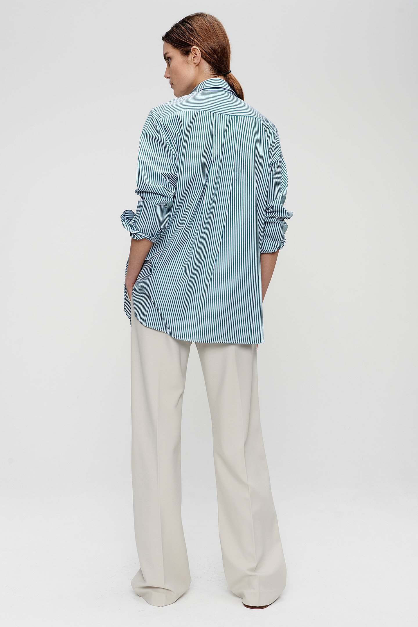 LONG POLO TOP SPRING GREEN 3