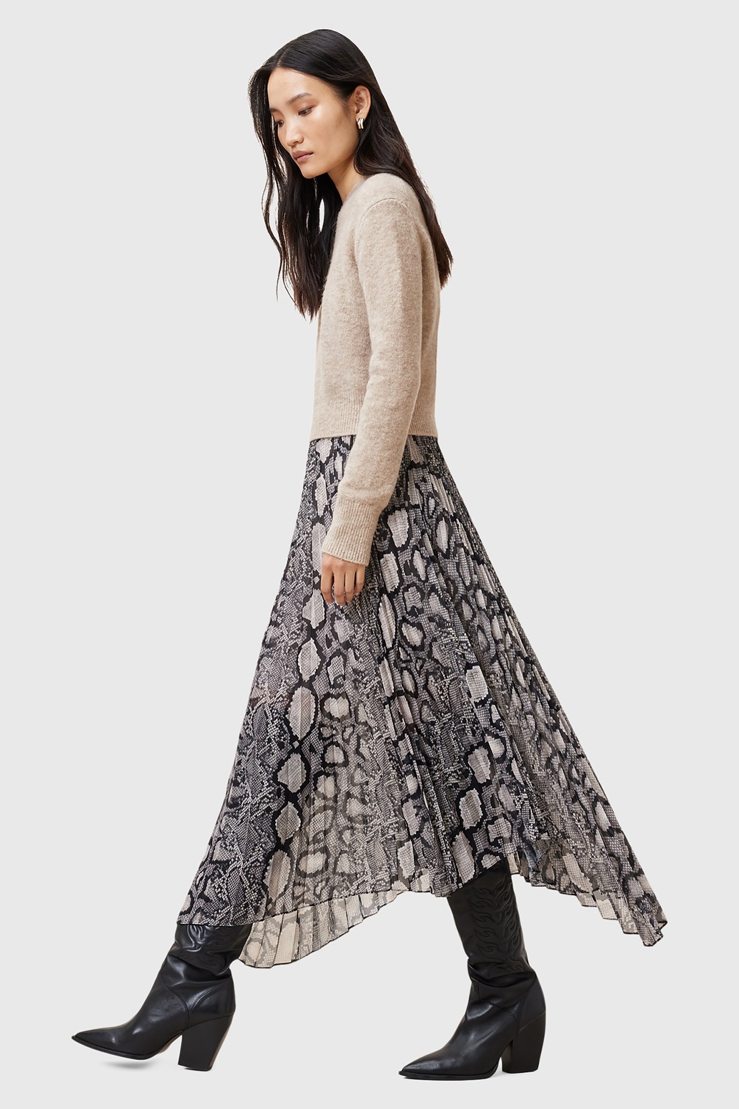 DONATELLA DRESS FLOW ECRU WHITE 4