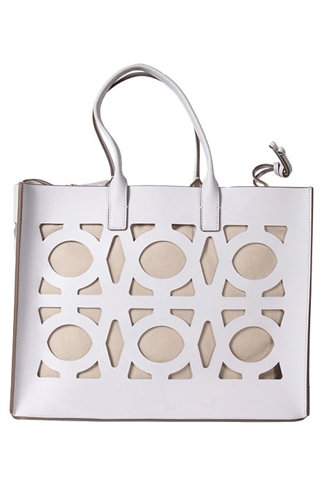 TOTE BAG IN CUT OUT LEATHER PRINT 3