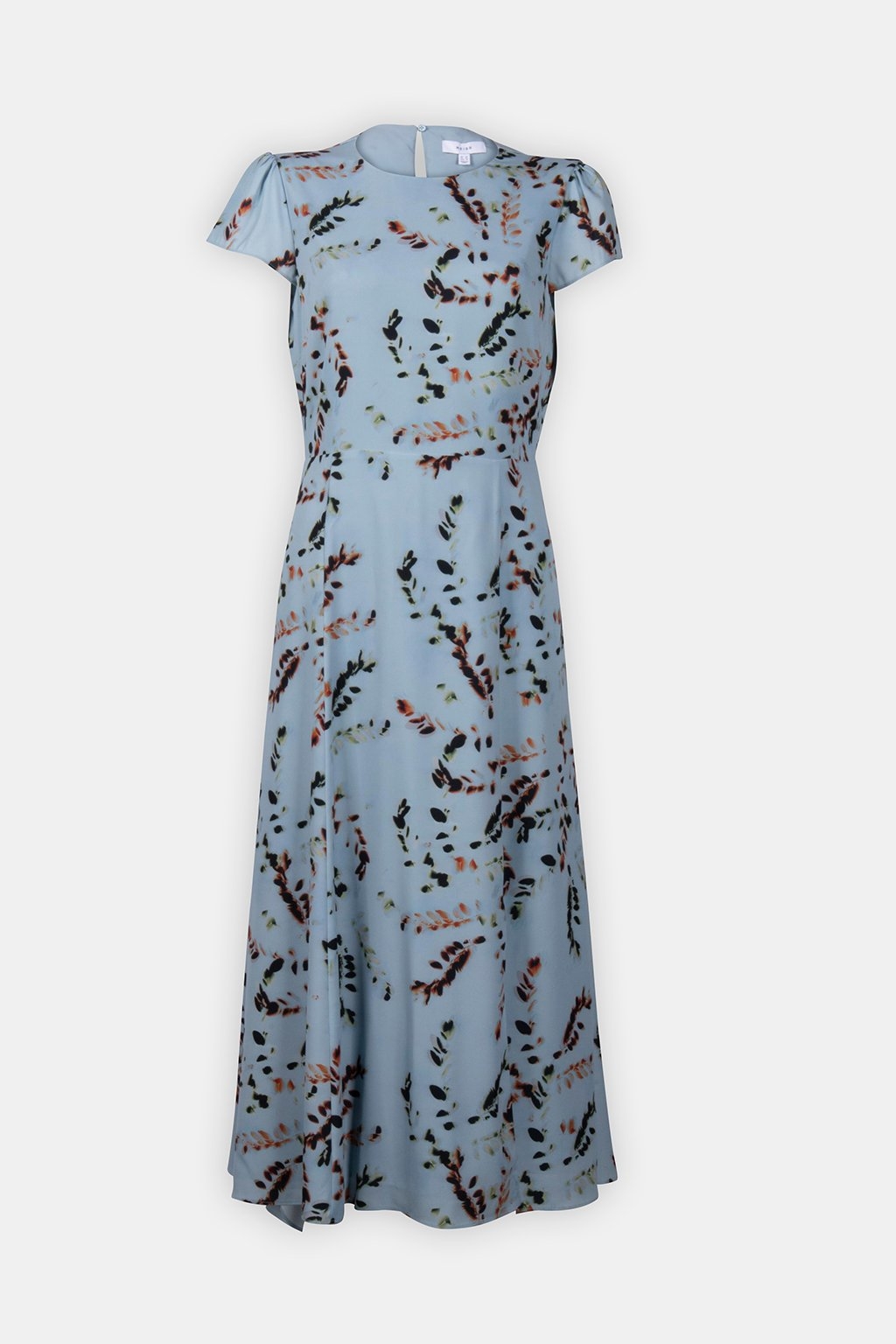 PRINTED MIDI DRESS SAGE 3