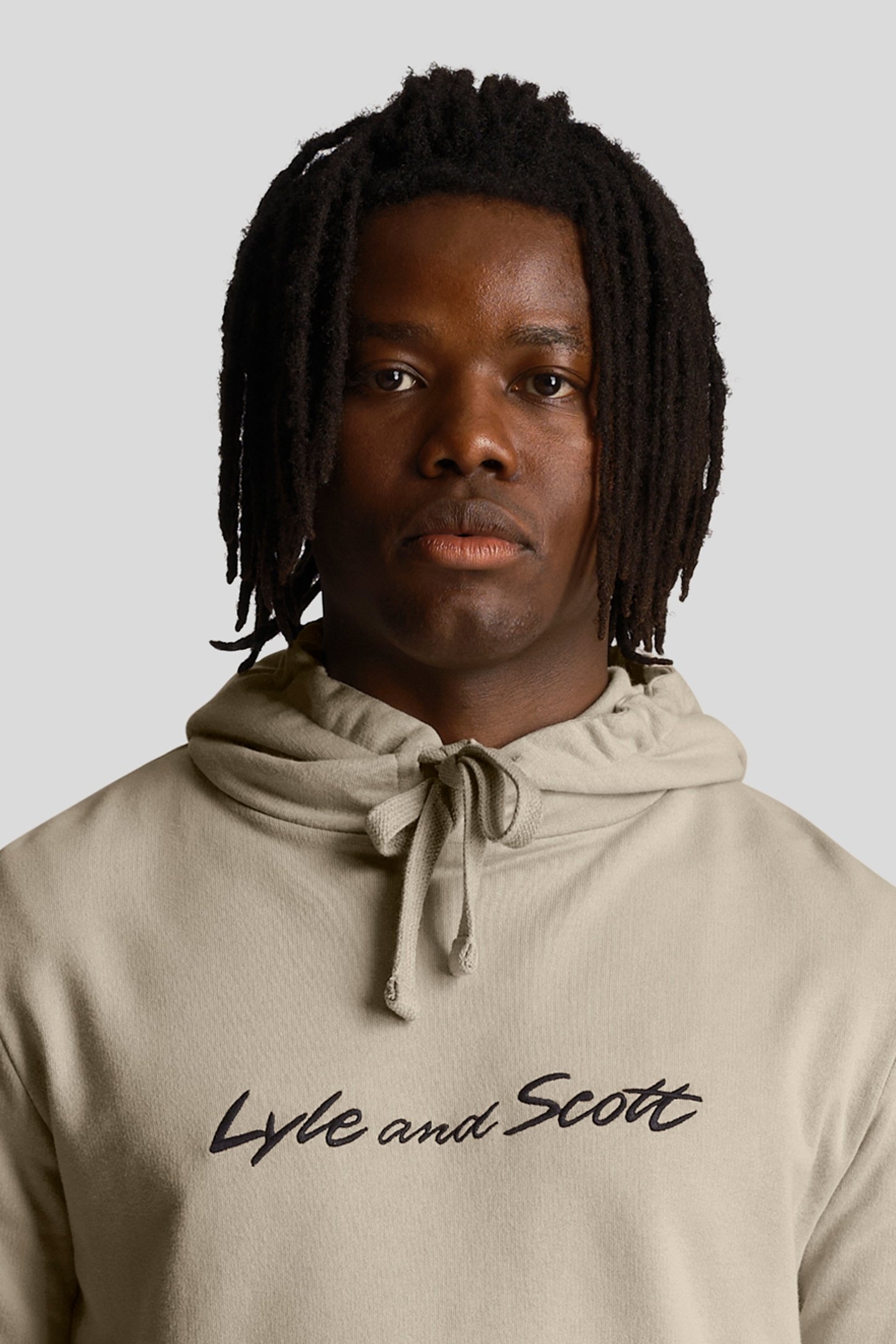 SCRIPT HOODED SWEATSHIRT VIADUCT/DARK NAVY 5