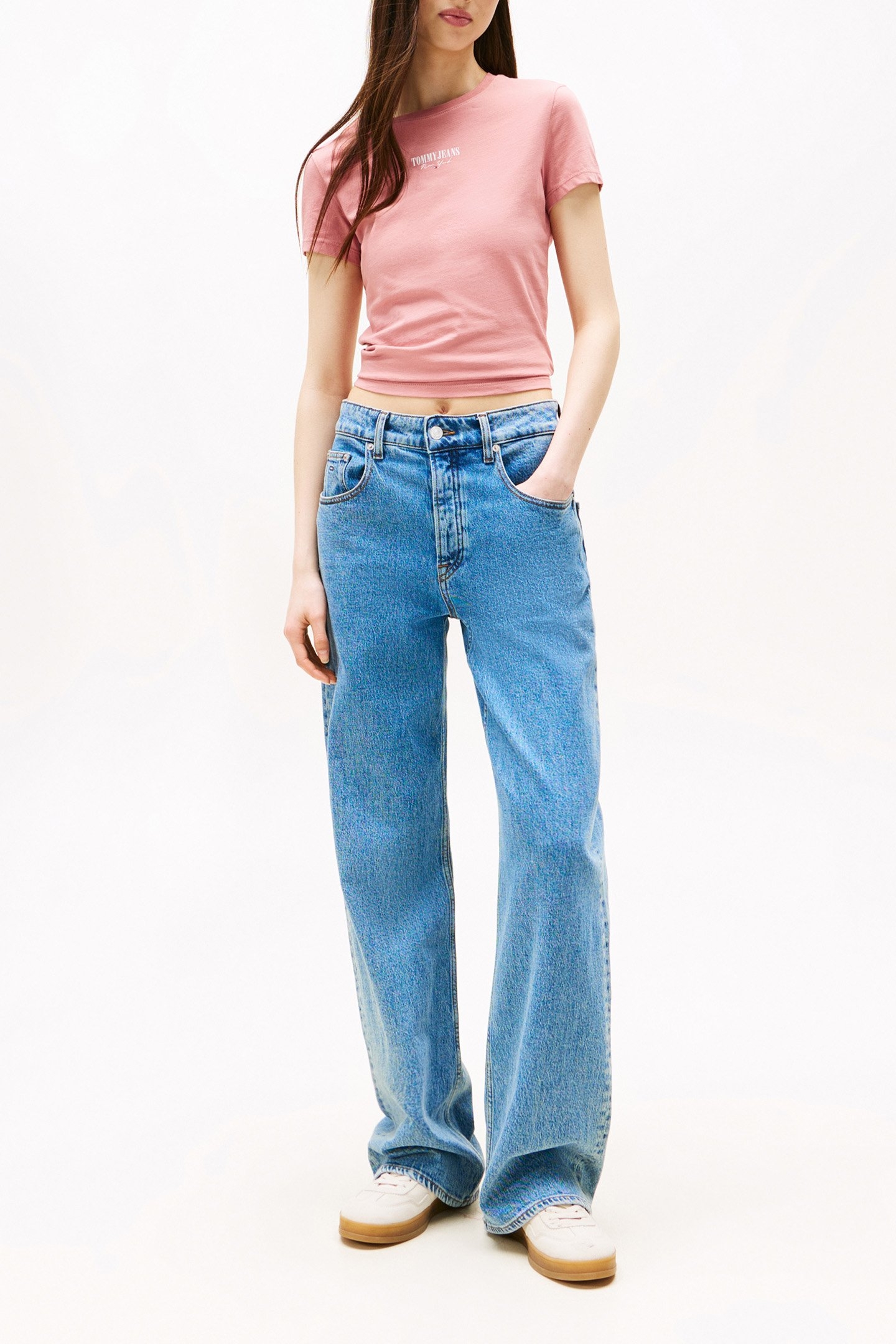 TJW SLIM ESSENTIAL L SLIM FIT T-SHIRT TAHITI BERRY 2