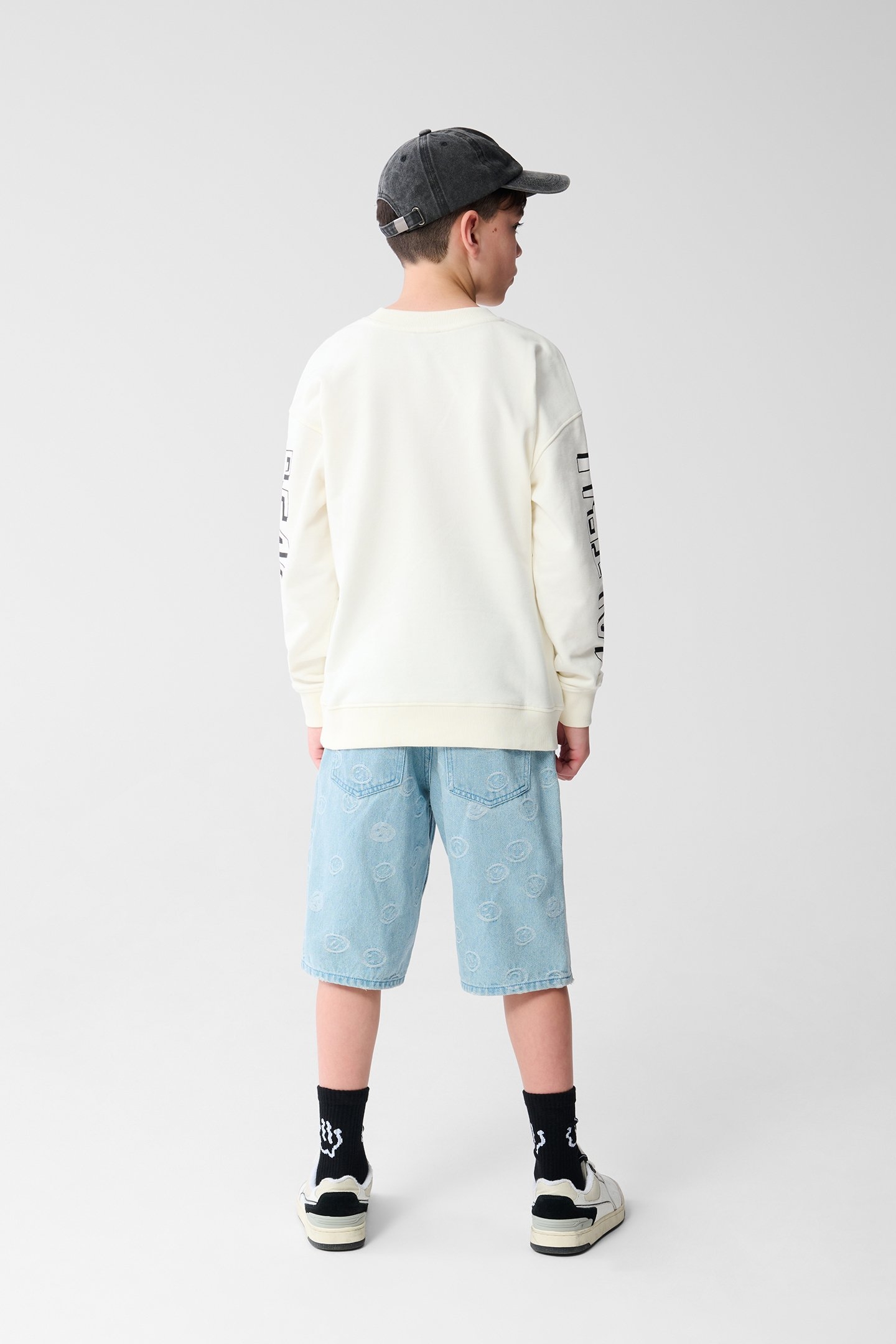 BOYS BAM-SBWAVE SWEAT OFFWHITE 2