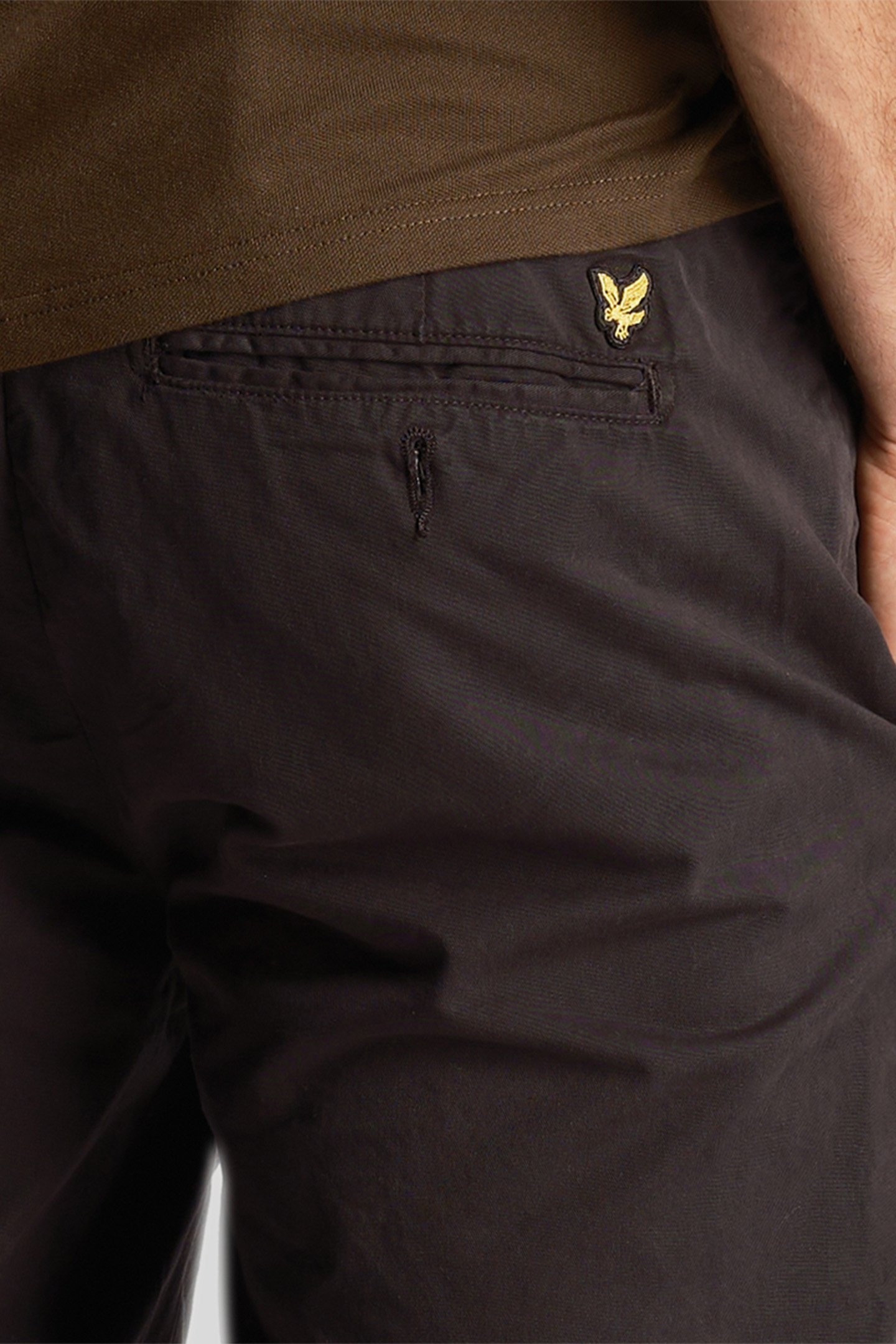 ANFIELD CHINO SHORT JET BLACK 5