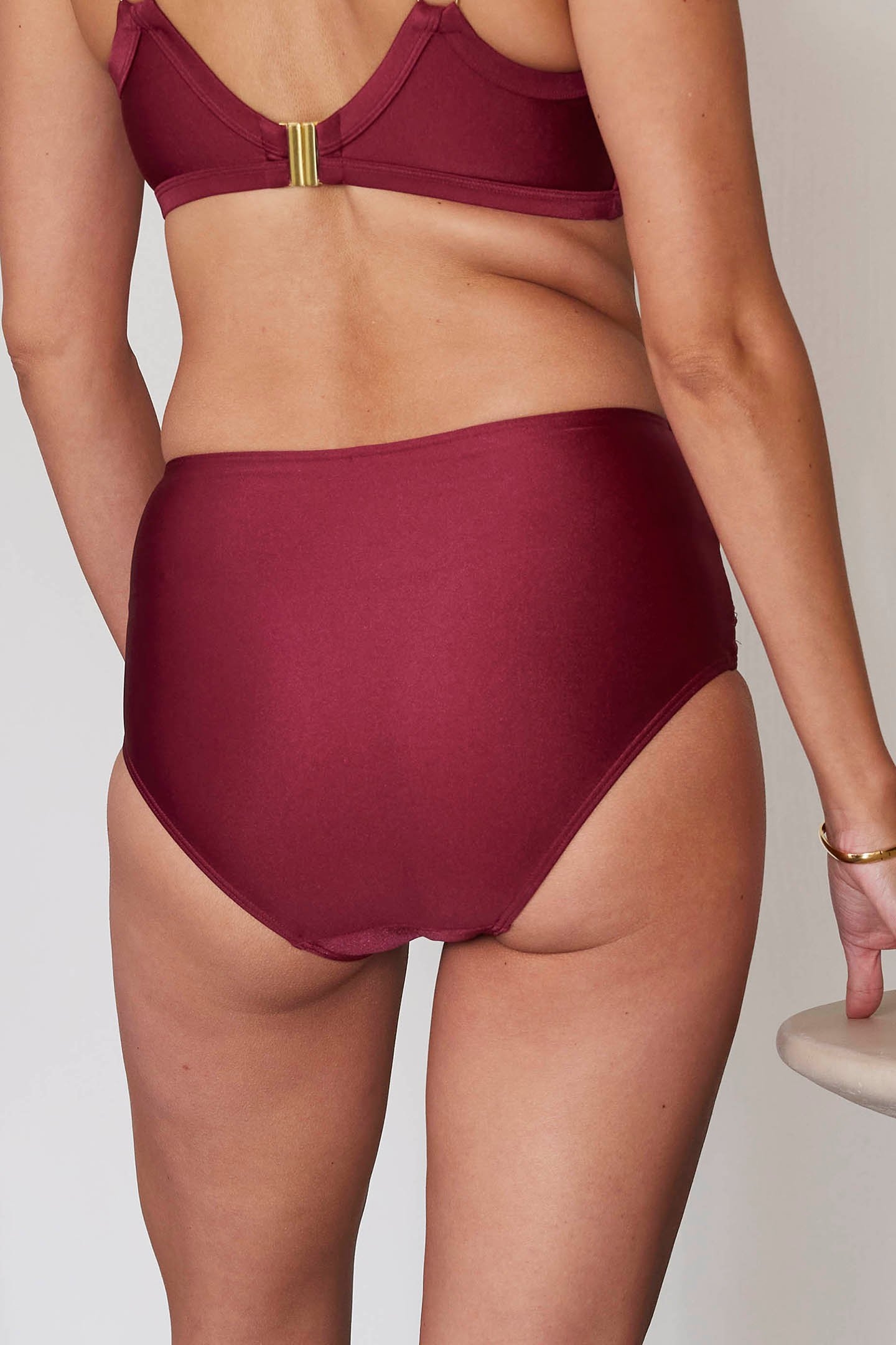 SW BO. BRIEF HIGH WAIST ST TROPEZ RUBY PINK 2