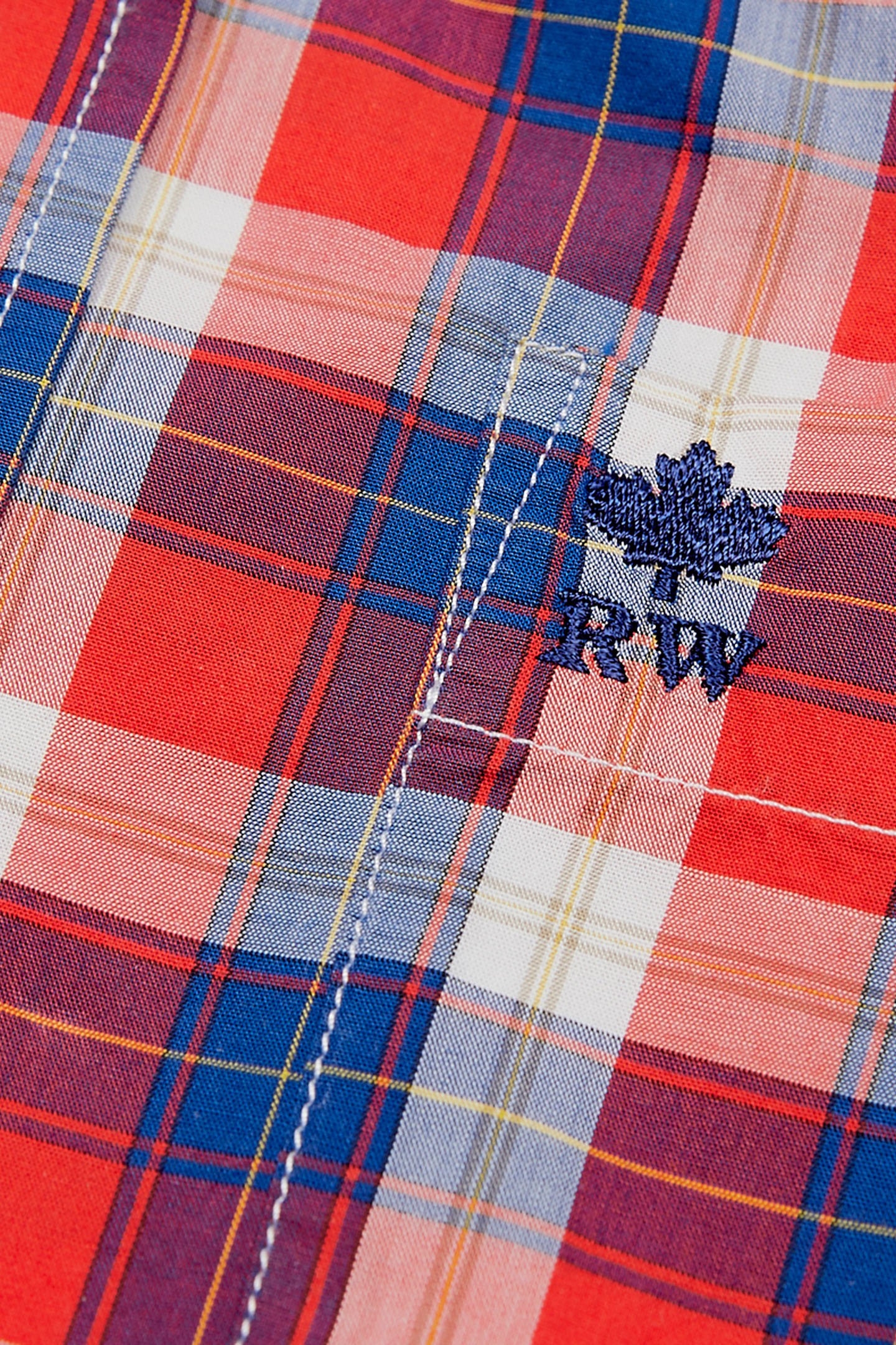 CUSTOM FIT CHECKED SHIRT MULTI 3