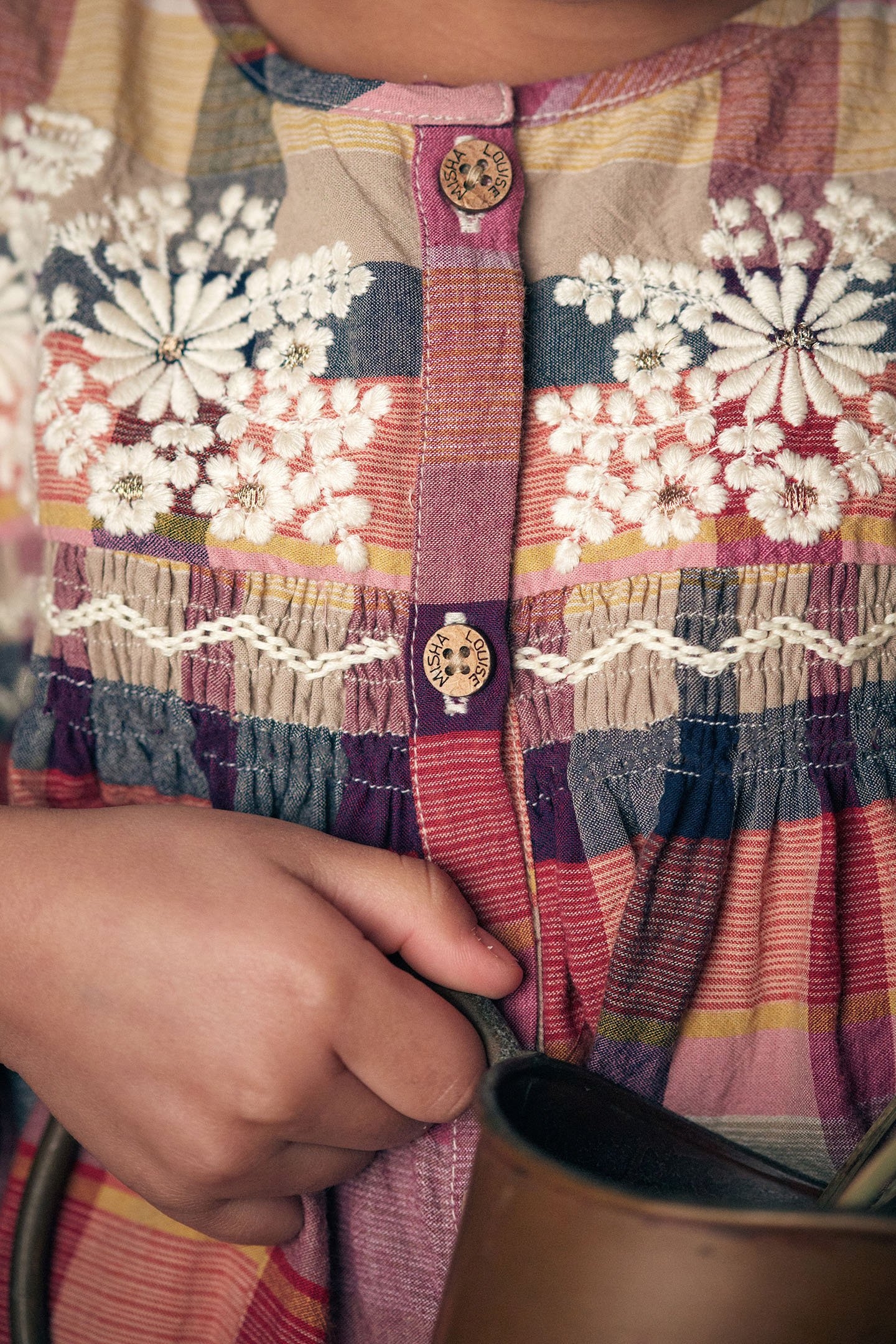 DRESS MASSILIA FUCHSIA TARTAN ROADS 6