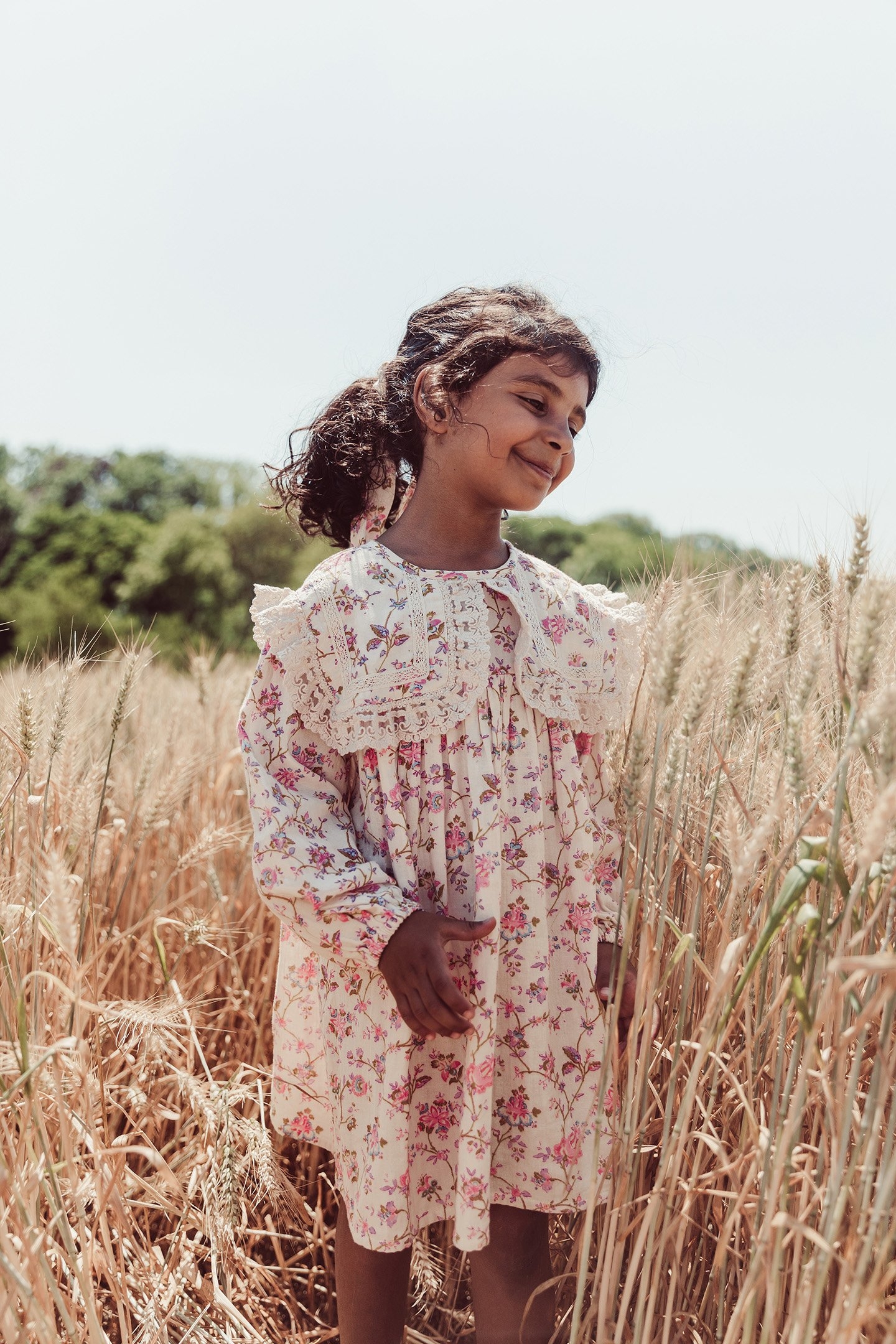 DRESS ARINOLA CREAM BUCOLIA FIELDS 2