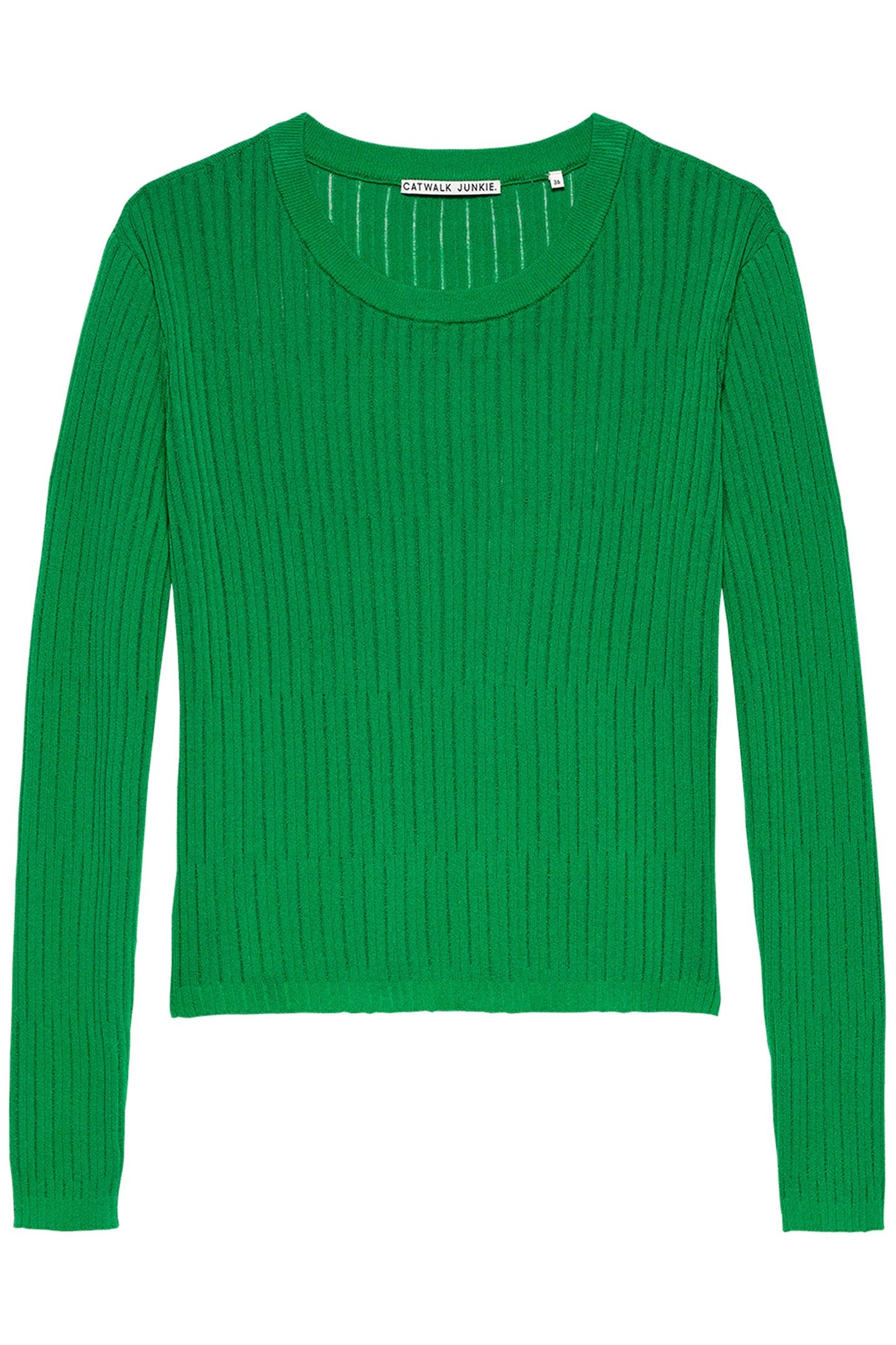 FINE RIBBED KNIT VERDANT GREEN 4