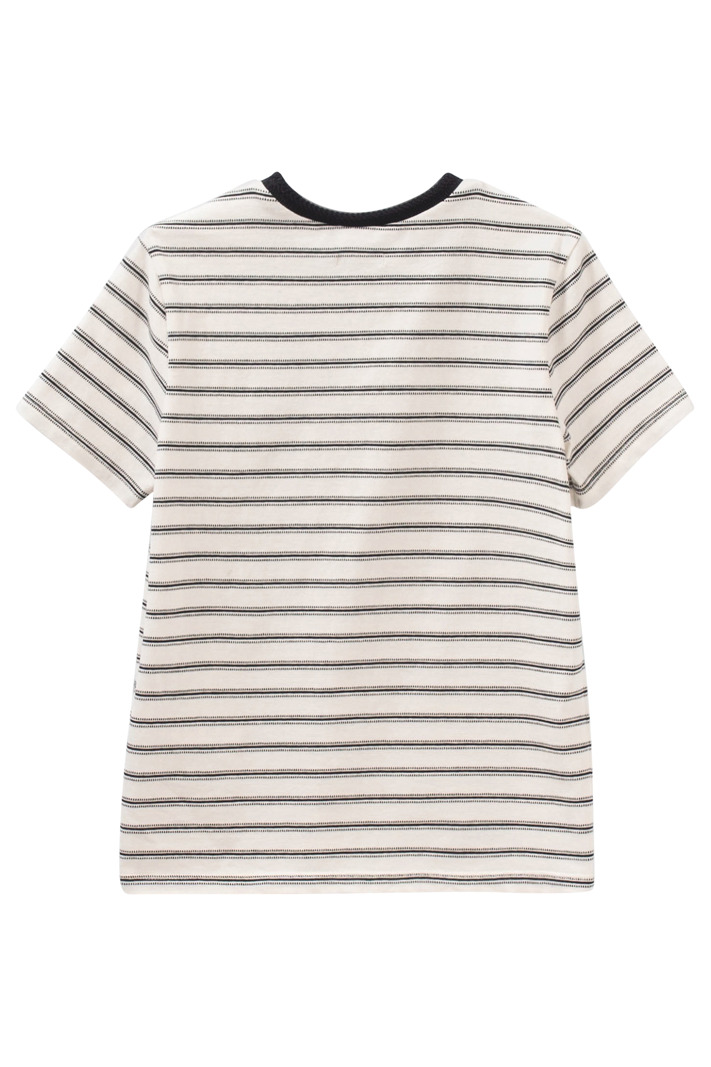 BOYS’ ECRU T_SHIRT WITH BLACK STRIPES 2