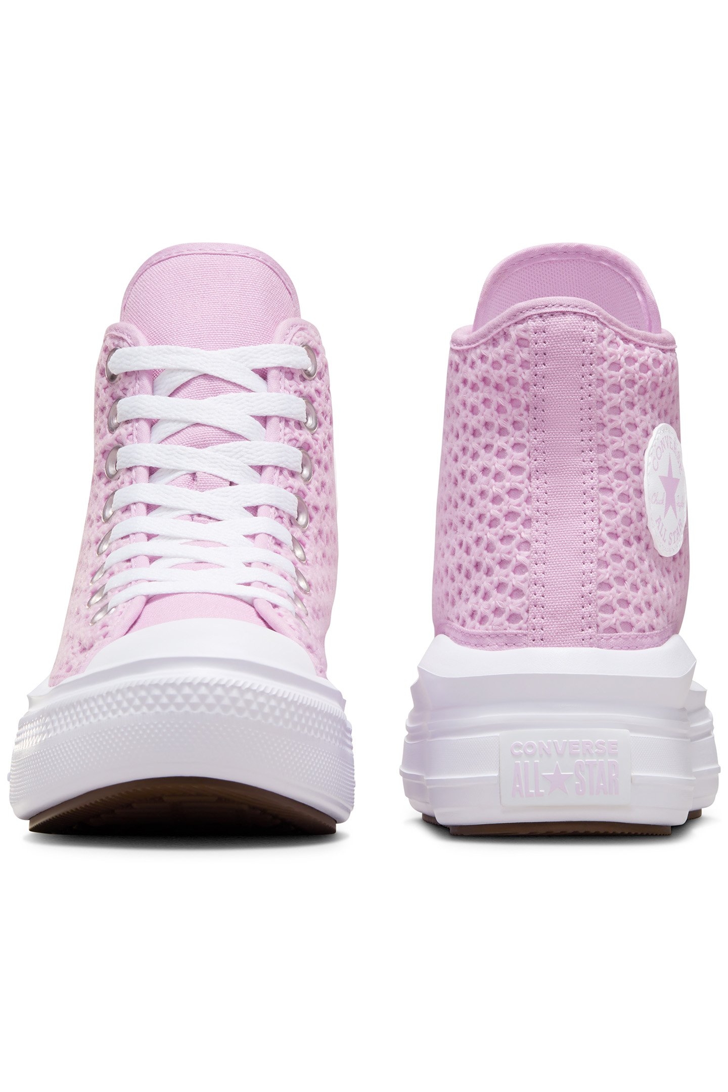 CHUCK TAYLOR ALL STAR MOVE CROCHET PLATFORM STARDUST LILAC/S 3