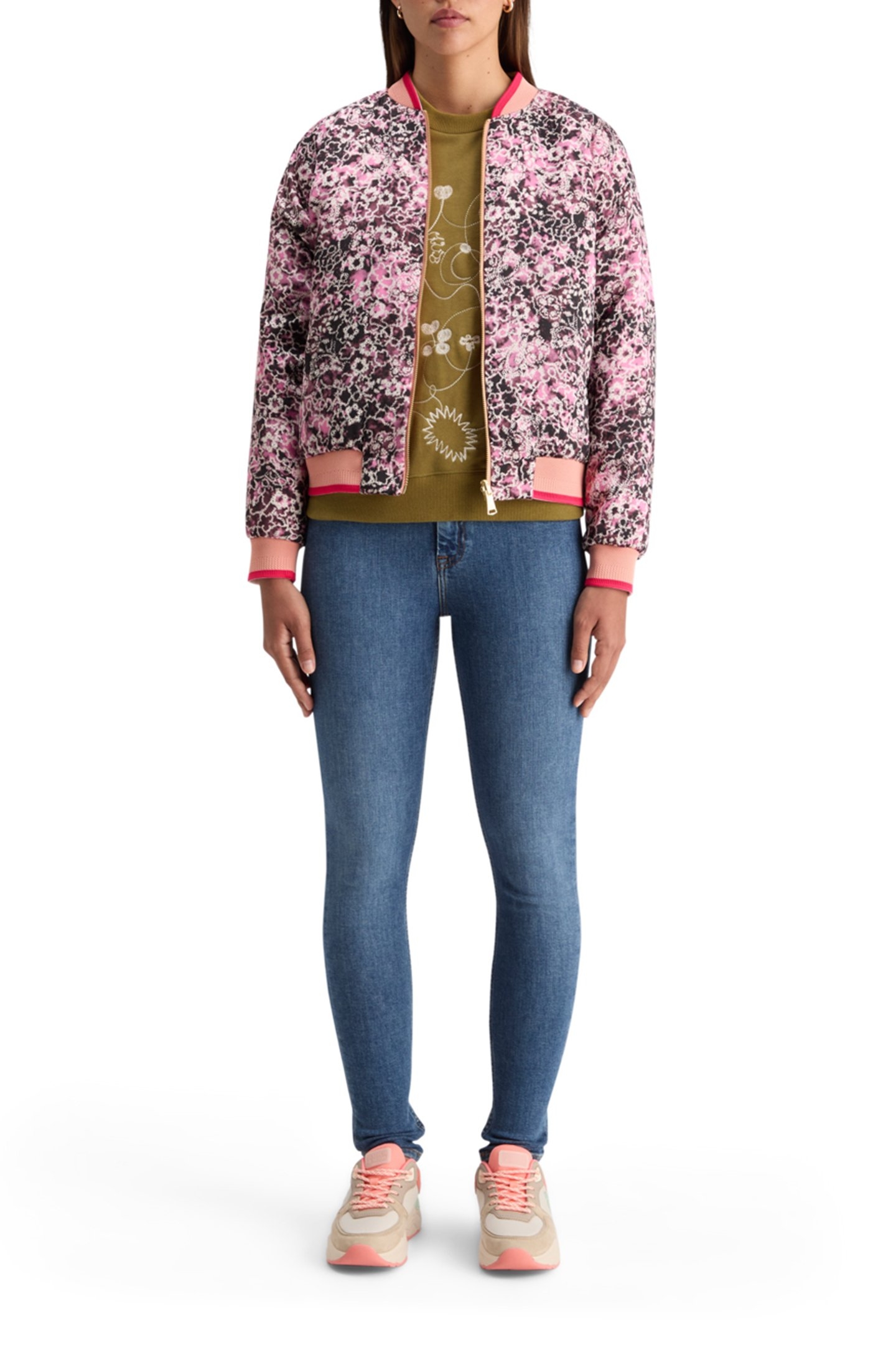 EMBROIDERED REGULAR FIT SWEATSHIRT OLIVE 7