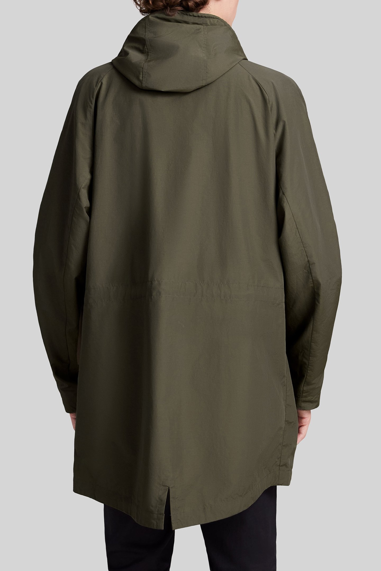 KHAKI PARACHUTE-STYLE NYLON PARKA 2