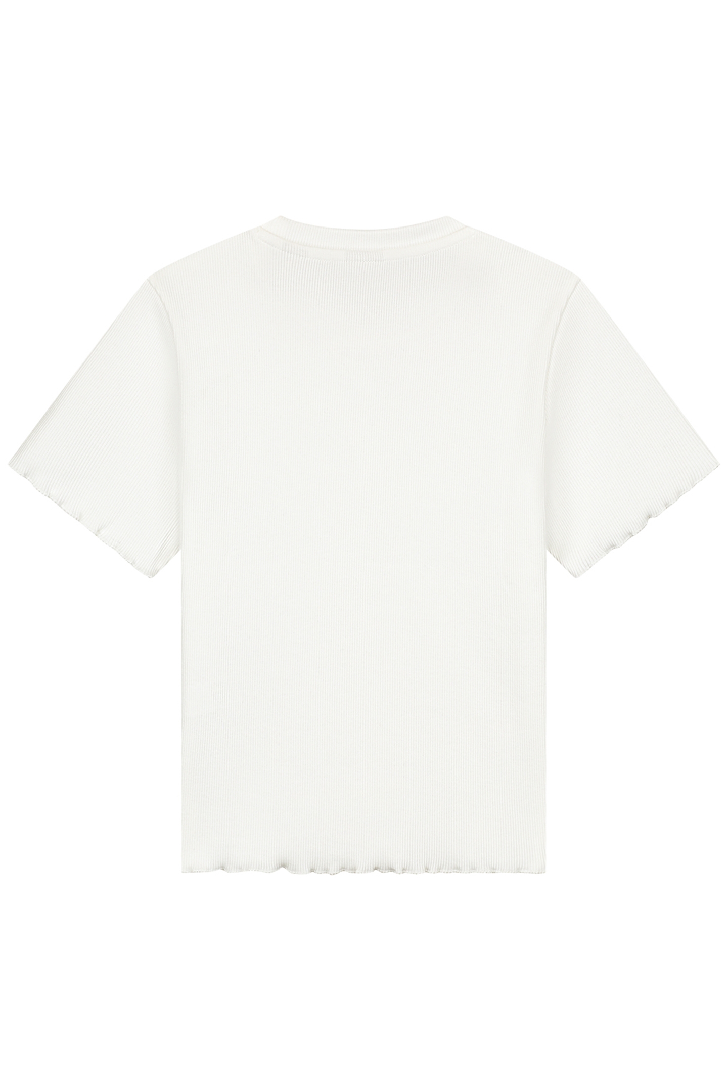 RIB T-SHIRT OFF WHITE 2
