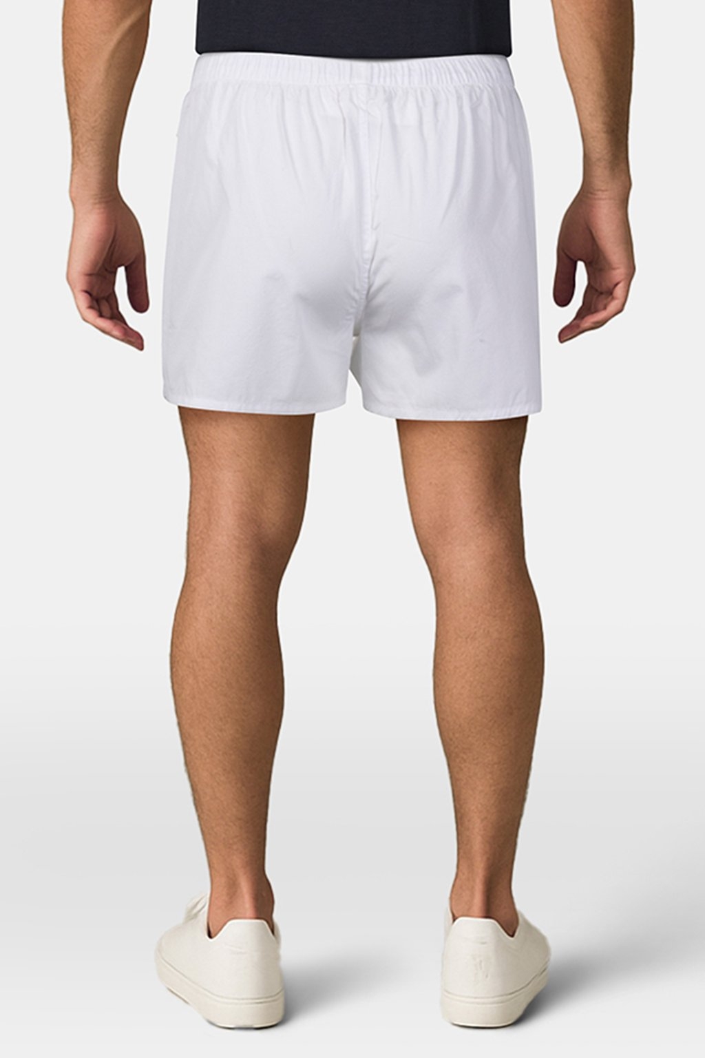 UNISEX POPLIN, PYJAMAS BOXERS ALABASTER WHITE 2