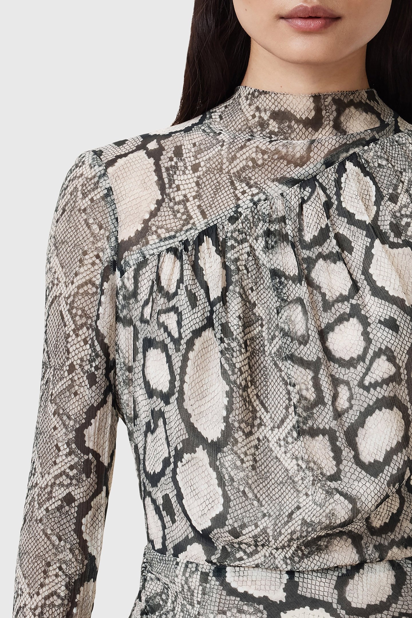 RIZO DRESS FLOW ECRU WHITE 7