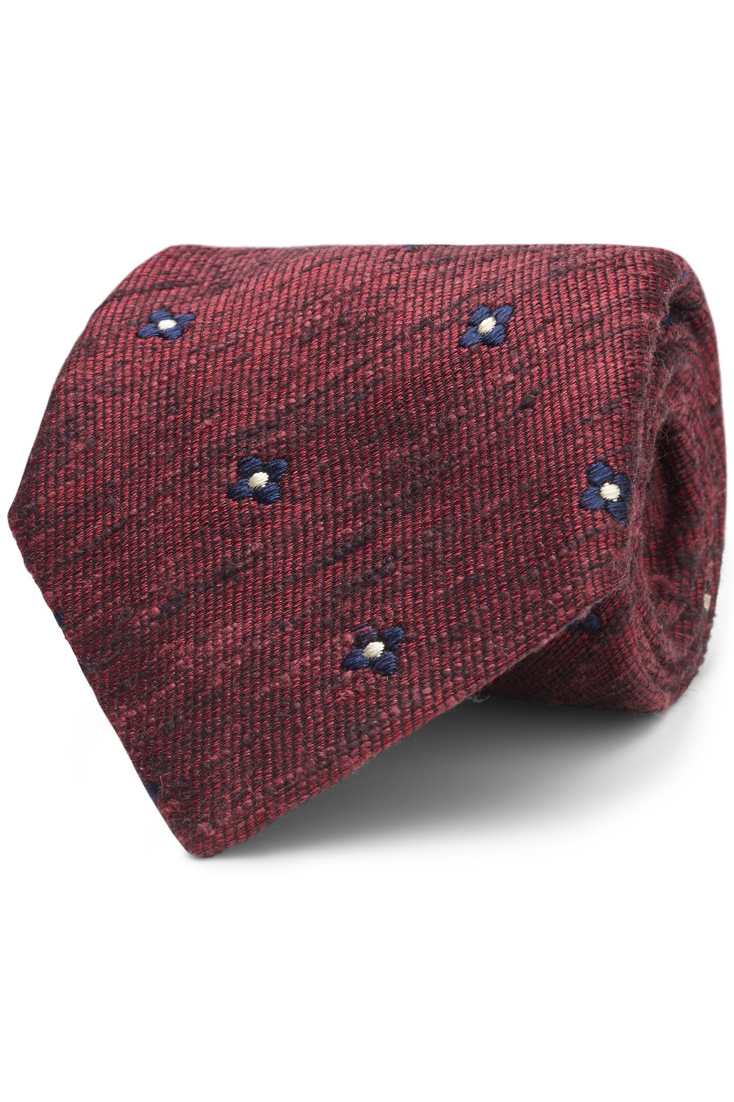 DARK RED FLOWERS FLOWERS TIE DARK RED 1