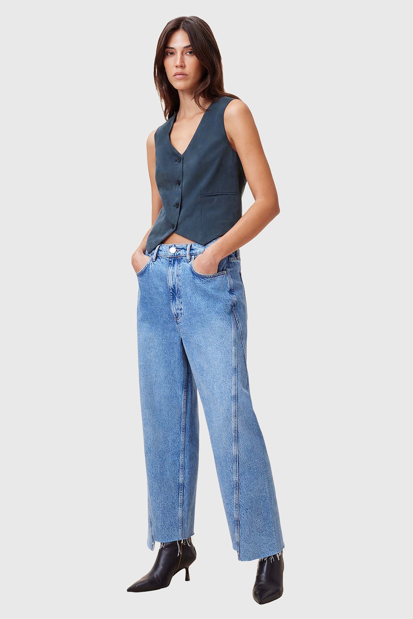 AVERIE TEN WAISTCOAT BLUEBERRY BLUE 5