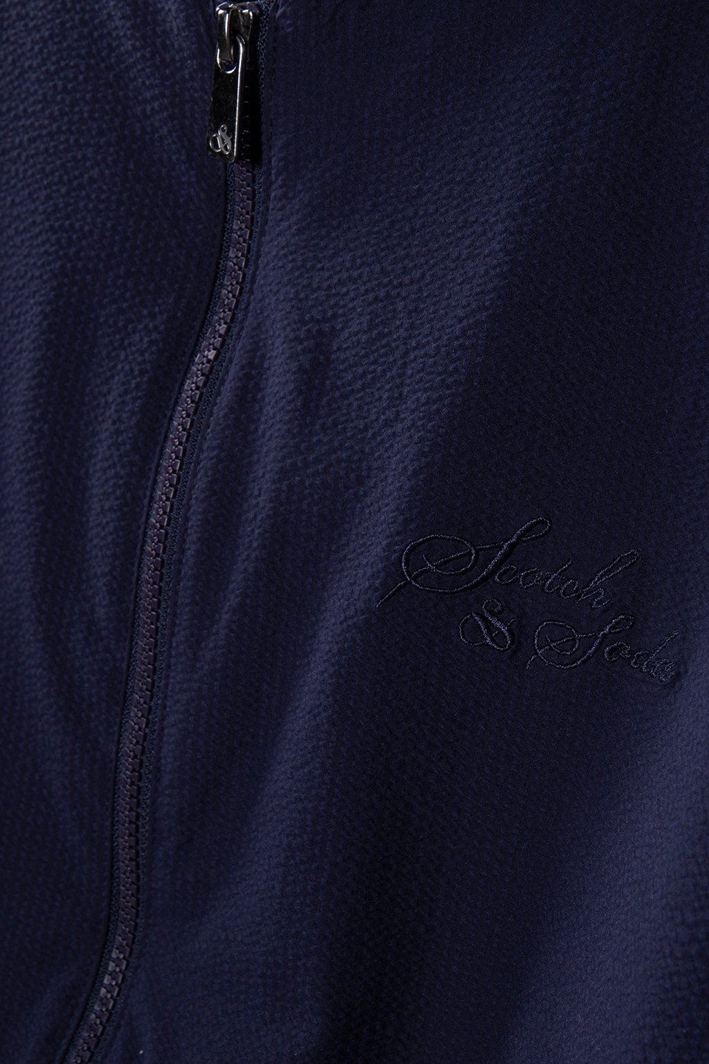 SEERSUCKER ZIP UP JACKET ASPHALT 4