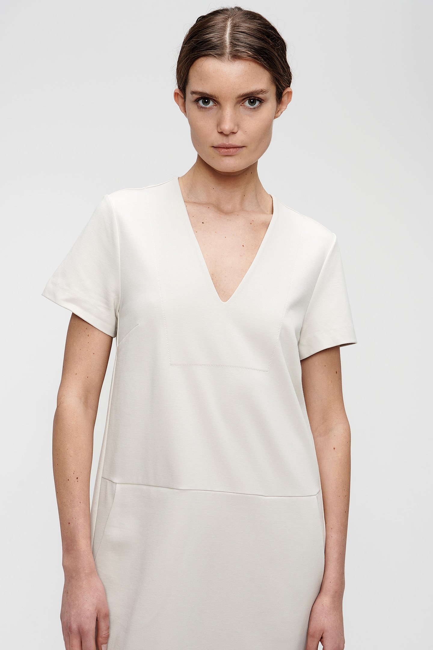 EASY SHIFT DRESS LATTE 4