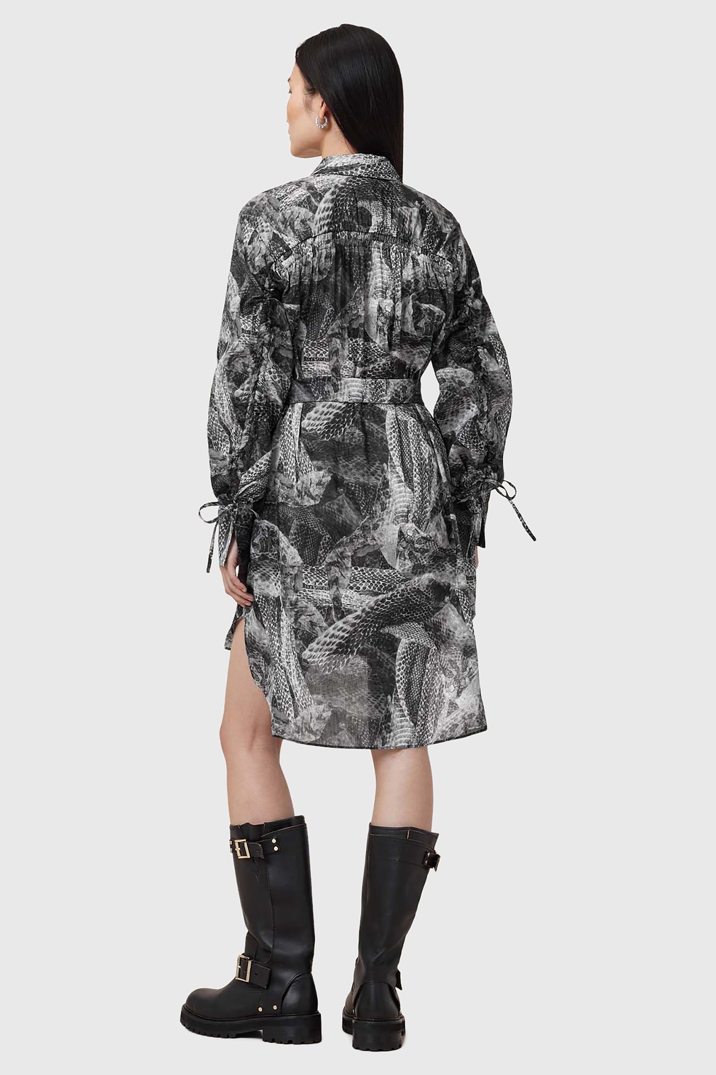 LEYLA DRESS EVOLVE SLATE GREY 3