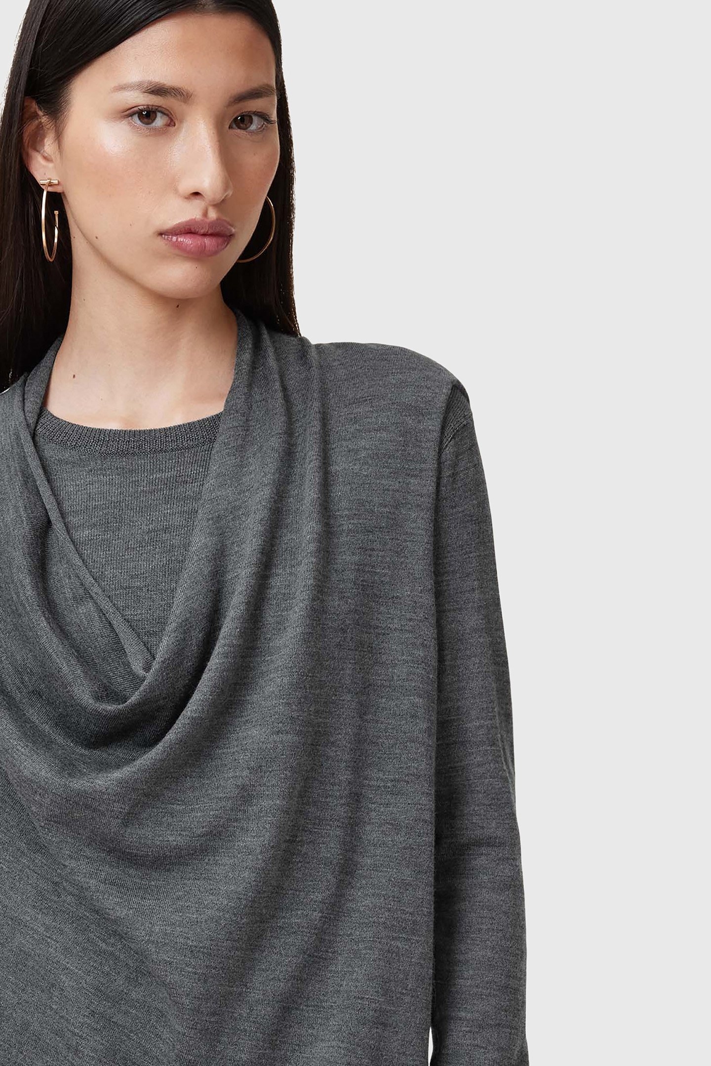 DRINA DRESS GREY MARL 6