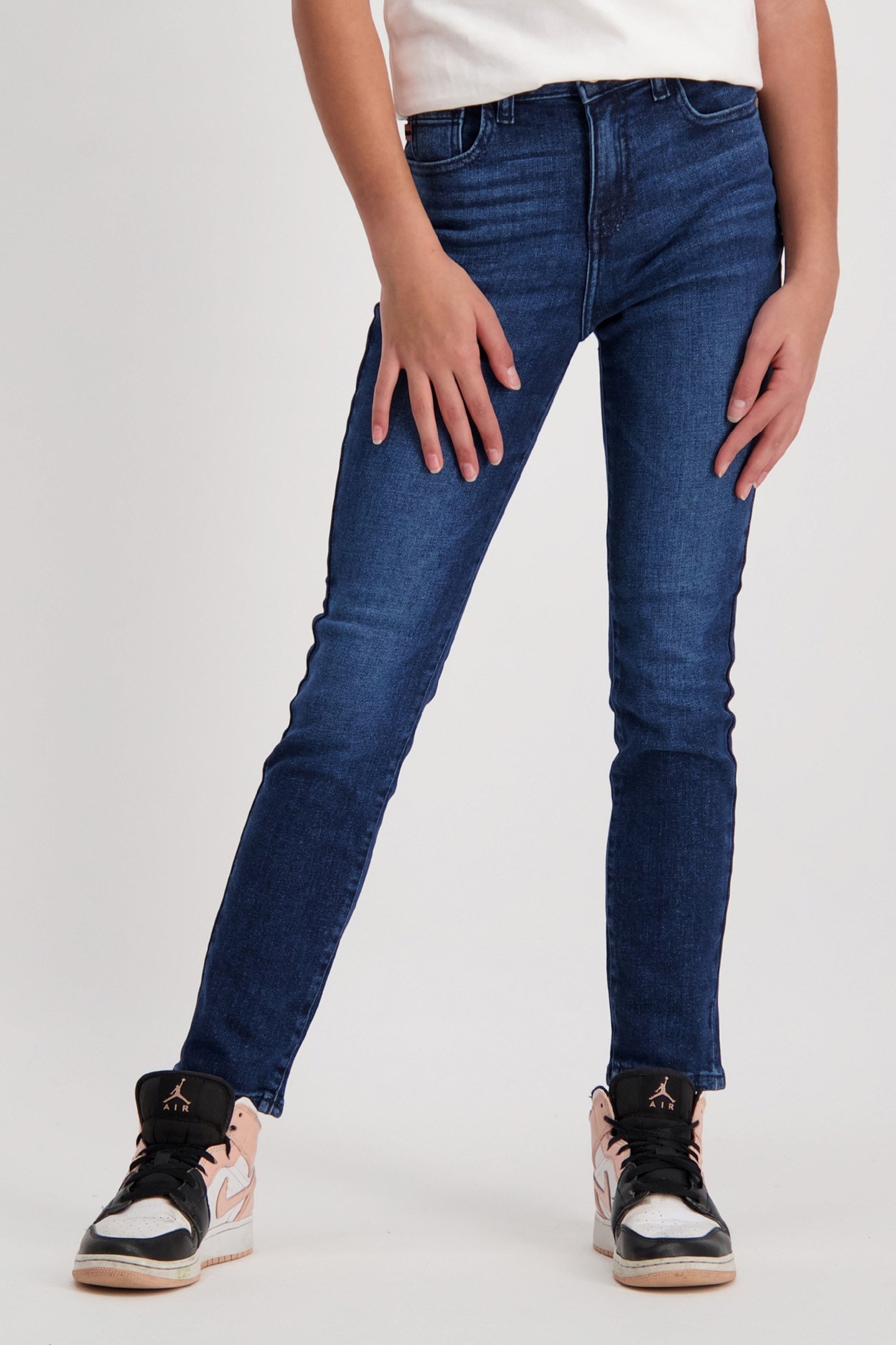 GIRLS KIDS ISALIE DEN. DARK USED 1