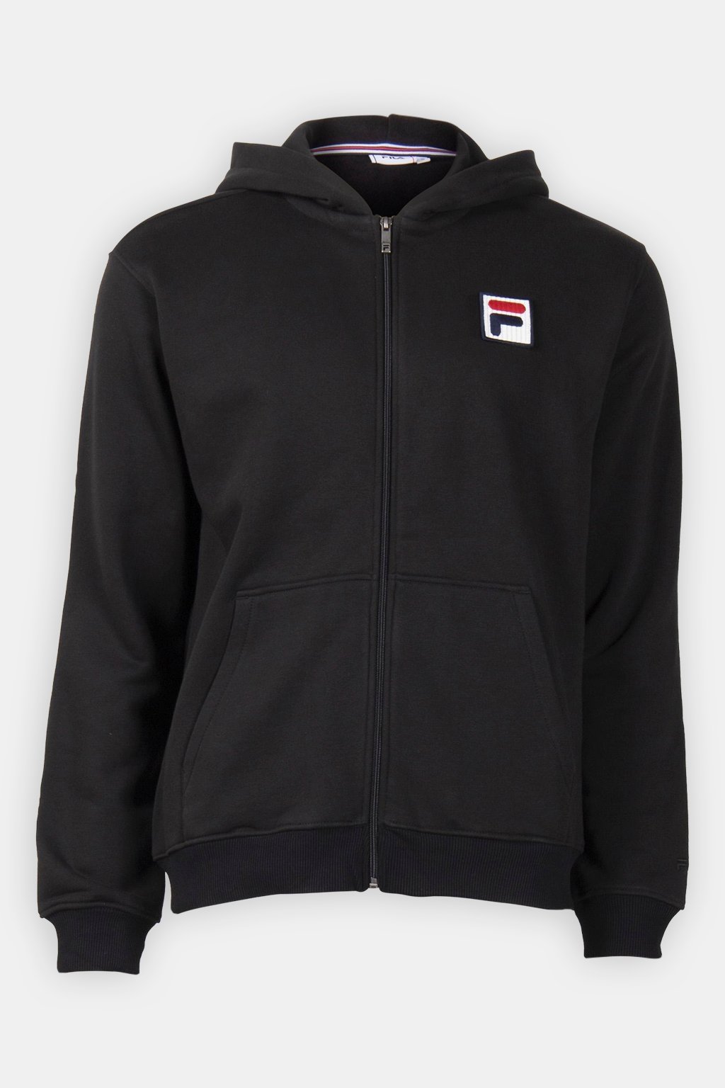 BERGEDE LOOSE FIT ZIP HOODY BLACK 1