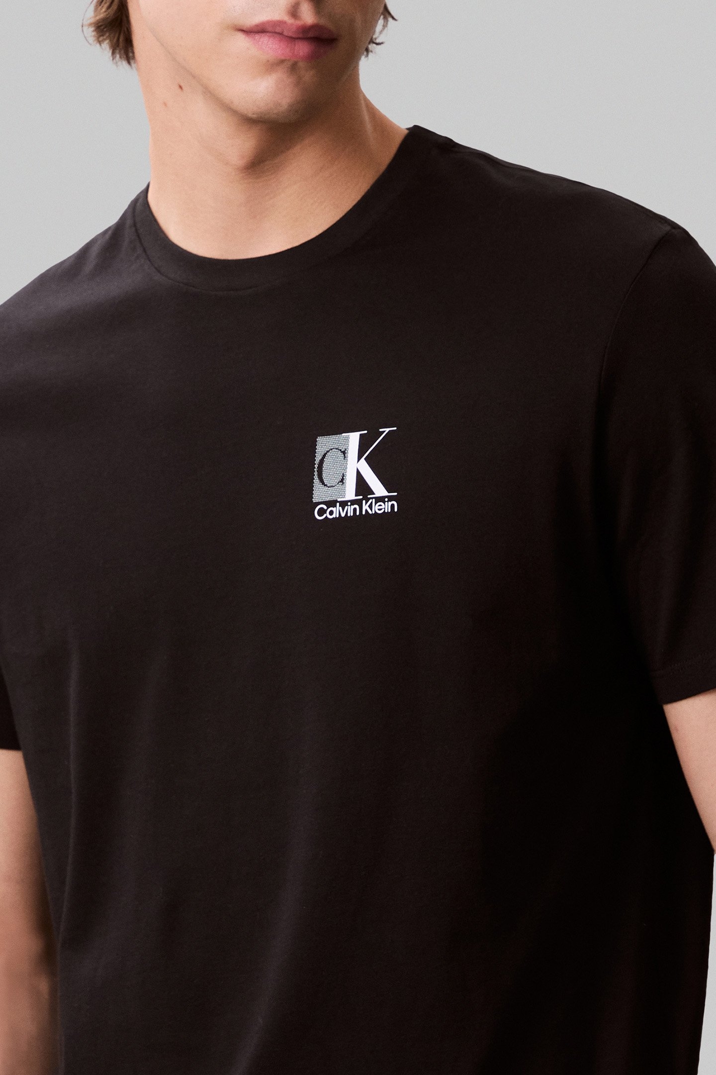 SS 30S EU SP CK ABSTRACT T-SHIRT BLACK 5