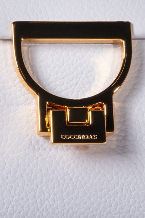 CROSS BODY BAG WITH LOGO STRAP IN WHITE 5