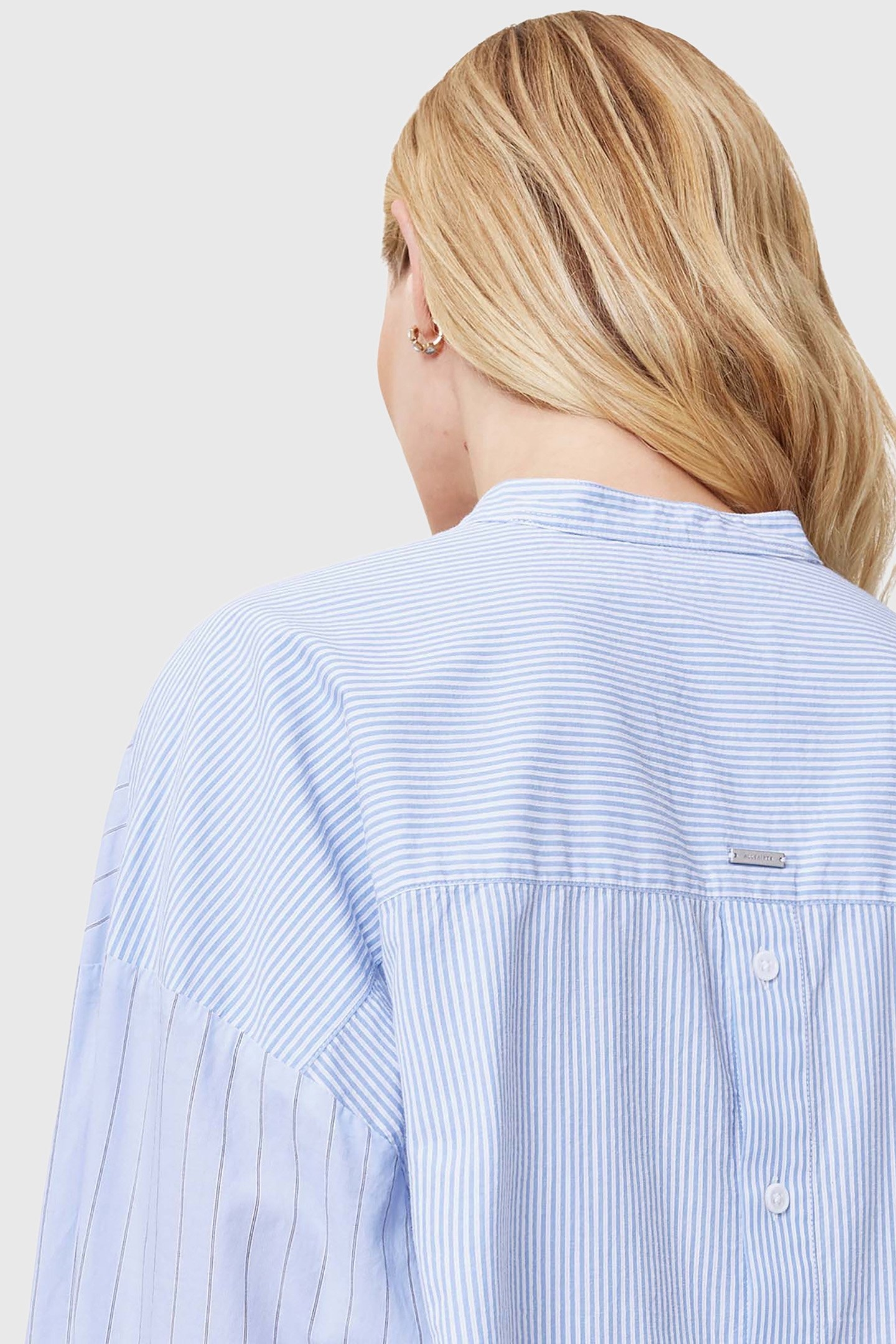 ANA STRIPE SHIRT PASTEL BLUE 8