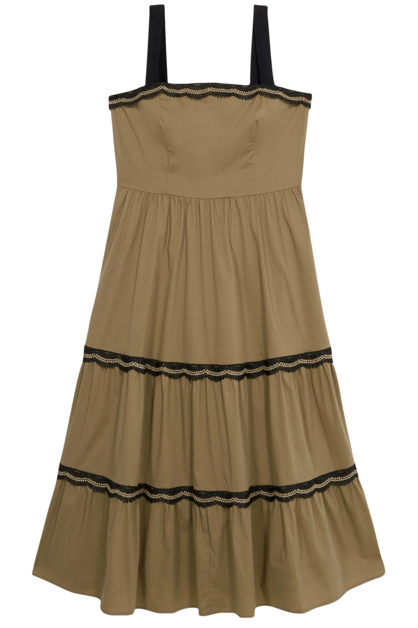 LONG DRESS WITH MACRAMÉ DETAILS NATURAL 3