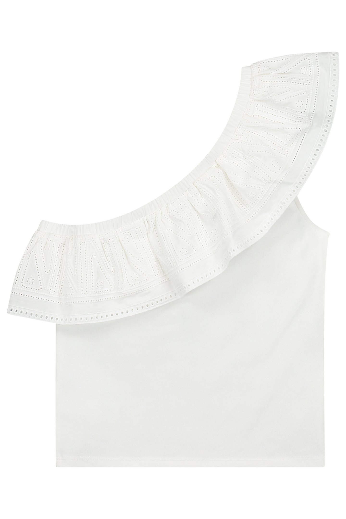 SHANTI ONE SHOULDER TOP OFF WHITE 3