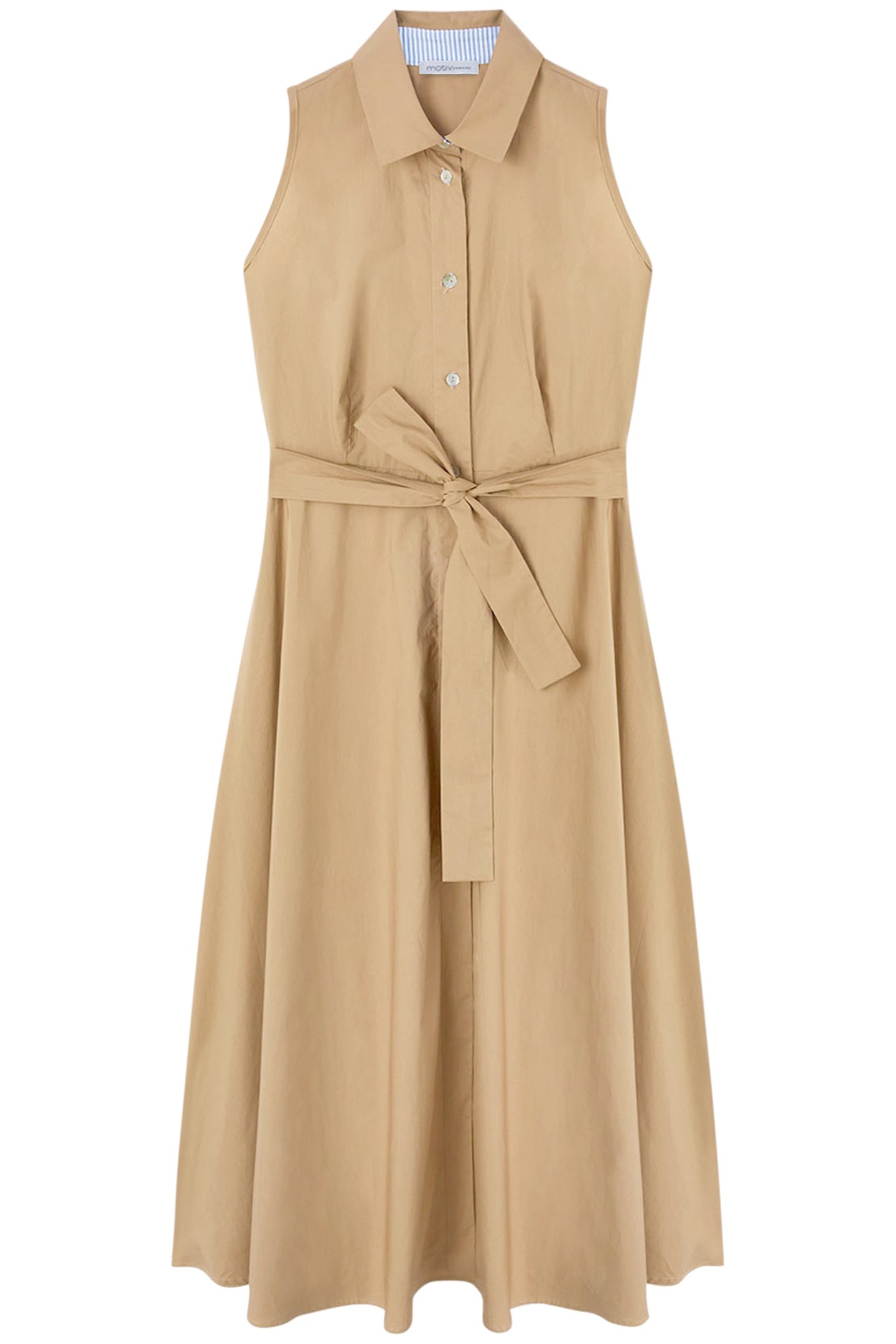 POPLIN CHEMISIER DRESS NATURAL 3