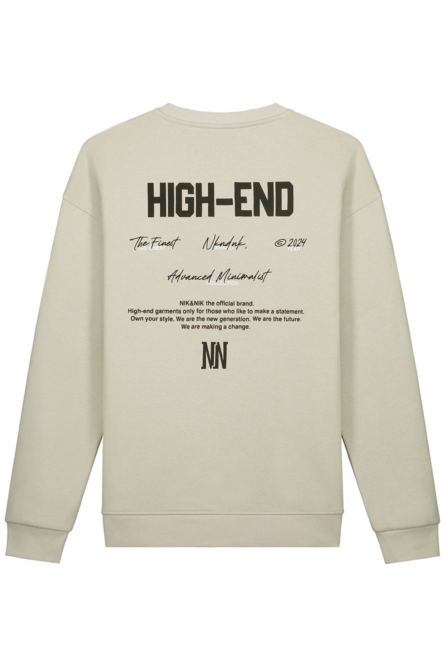 HIGH END SWEATSHIRT METAL 3